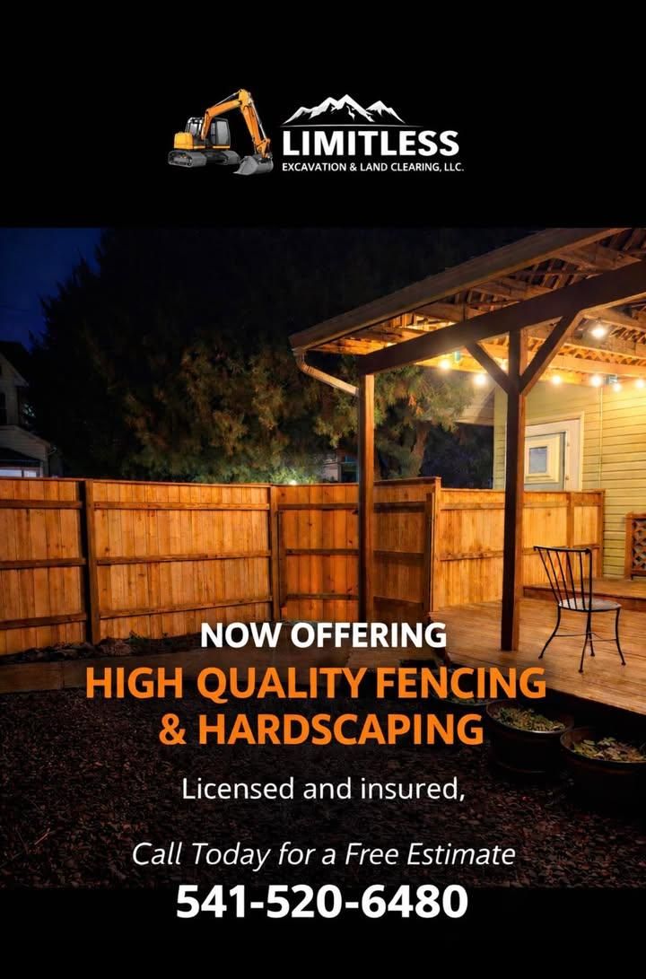  for Limitless Excavation & Land Clearing in Eugene, OR