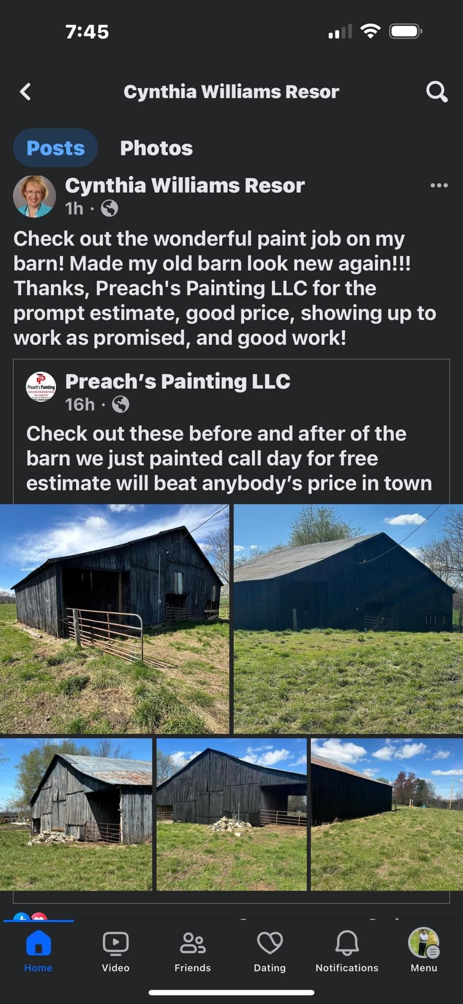  for Preach’s Painting LLC in Somerset, KY