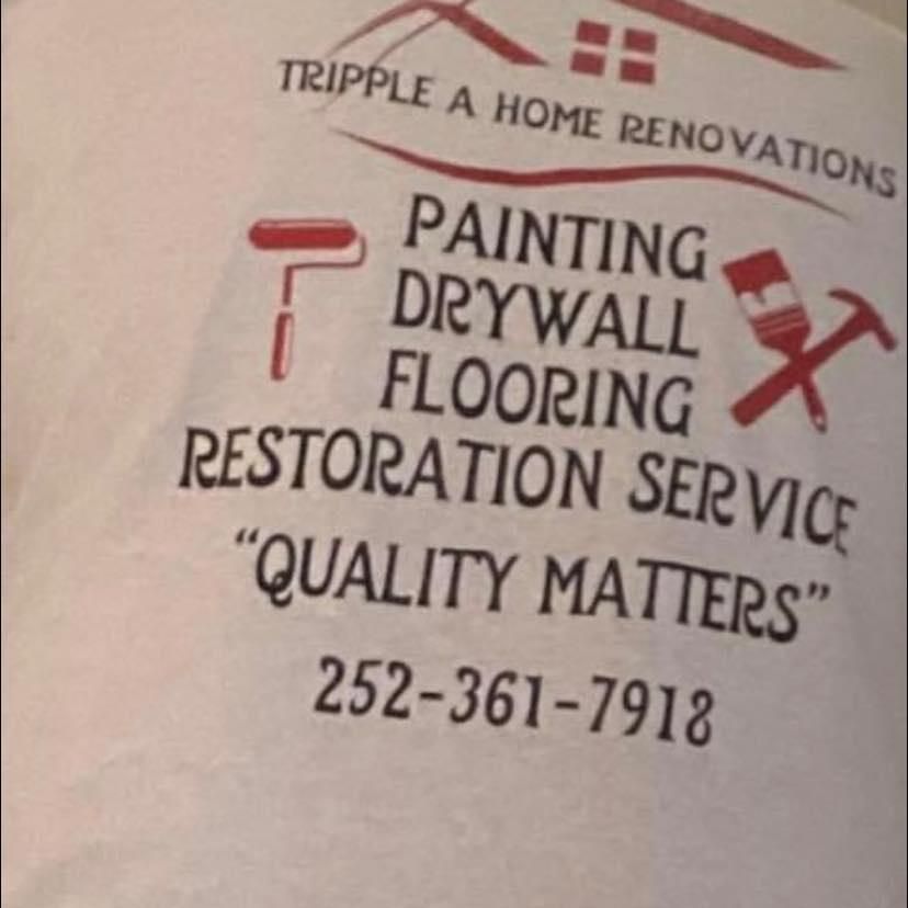 Exterior Painting for Triple A Home Renovations in Greenville, NC