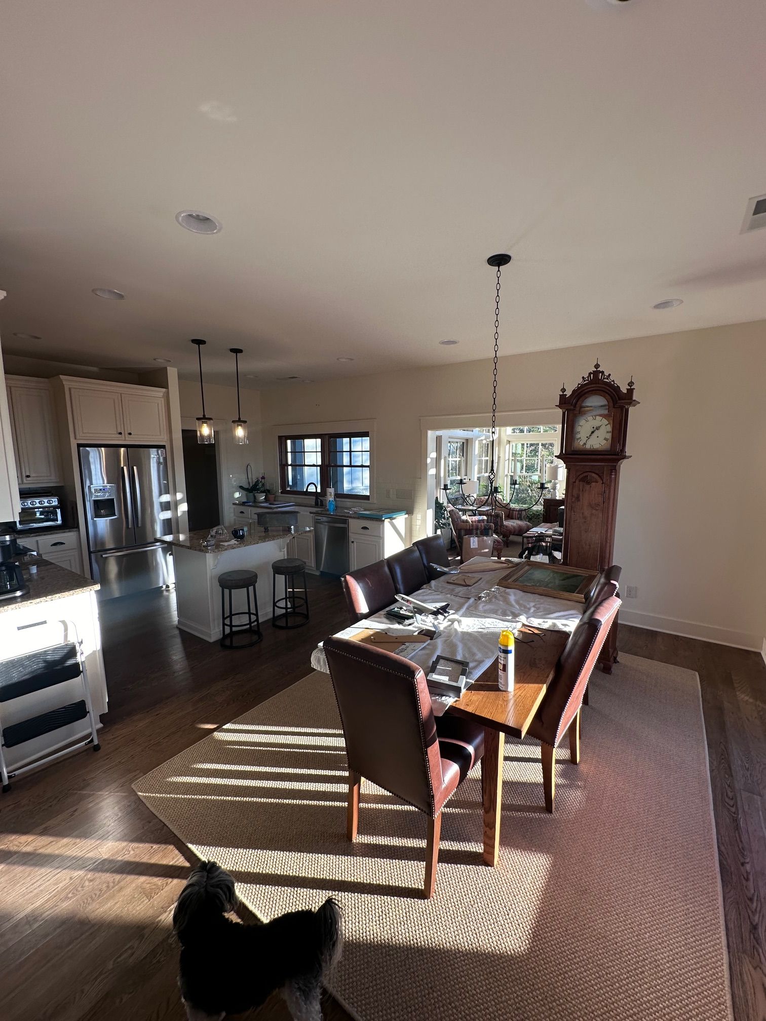 Interior painting Cole Residence for WNC Superior Property Services in Asheville , NC