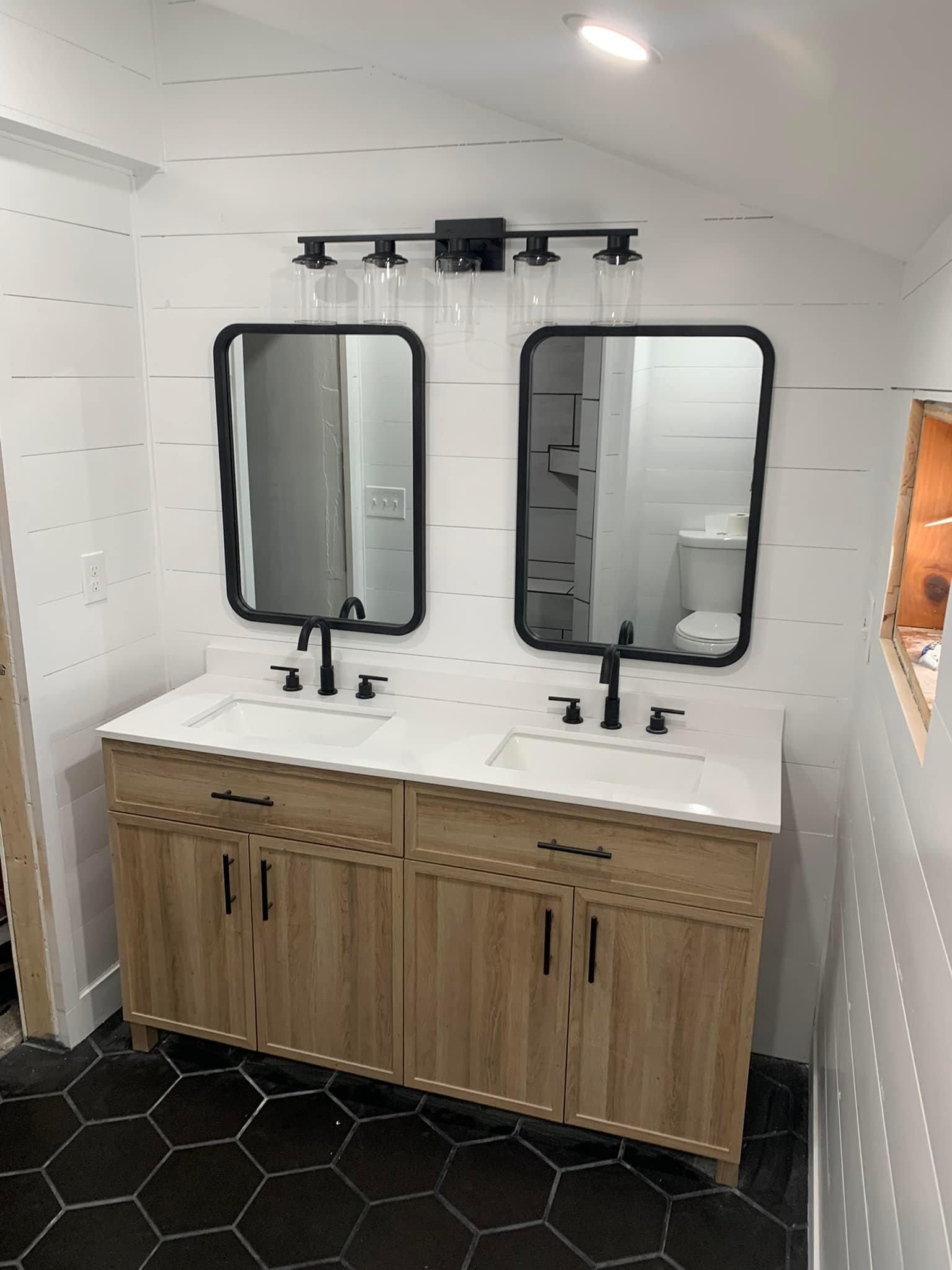 Bathroom Renovation for L.R. Platt Construction in Boonville, New York