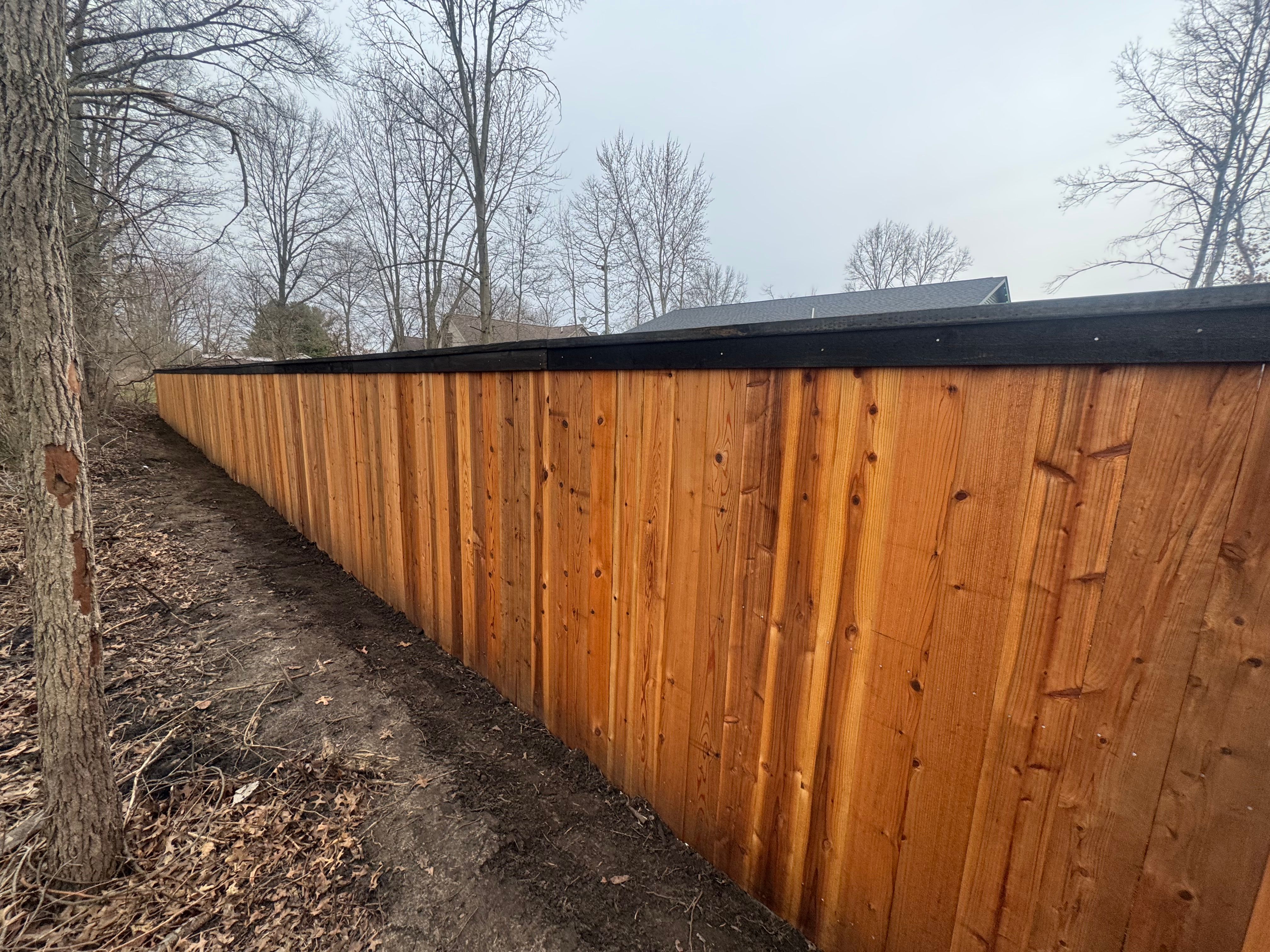 Fences for Risner Construction in De Motte, IN