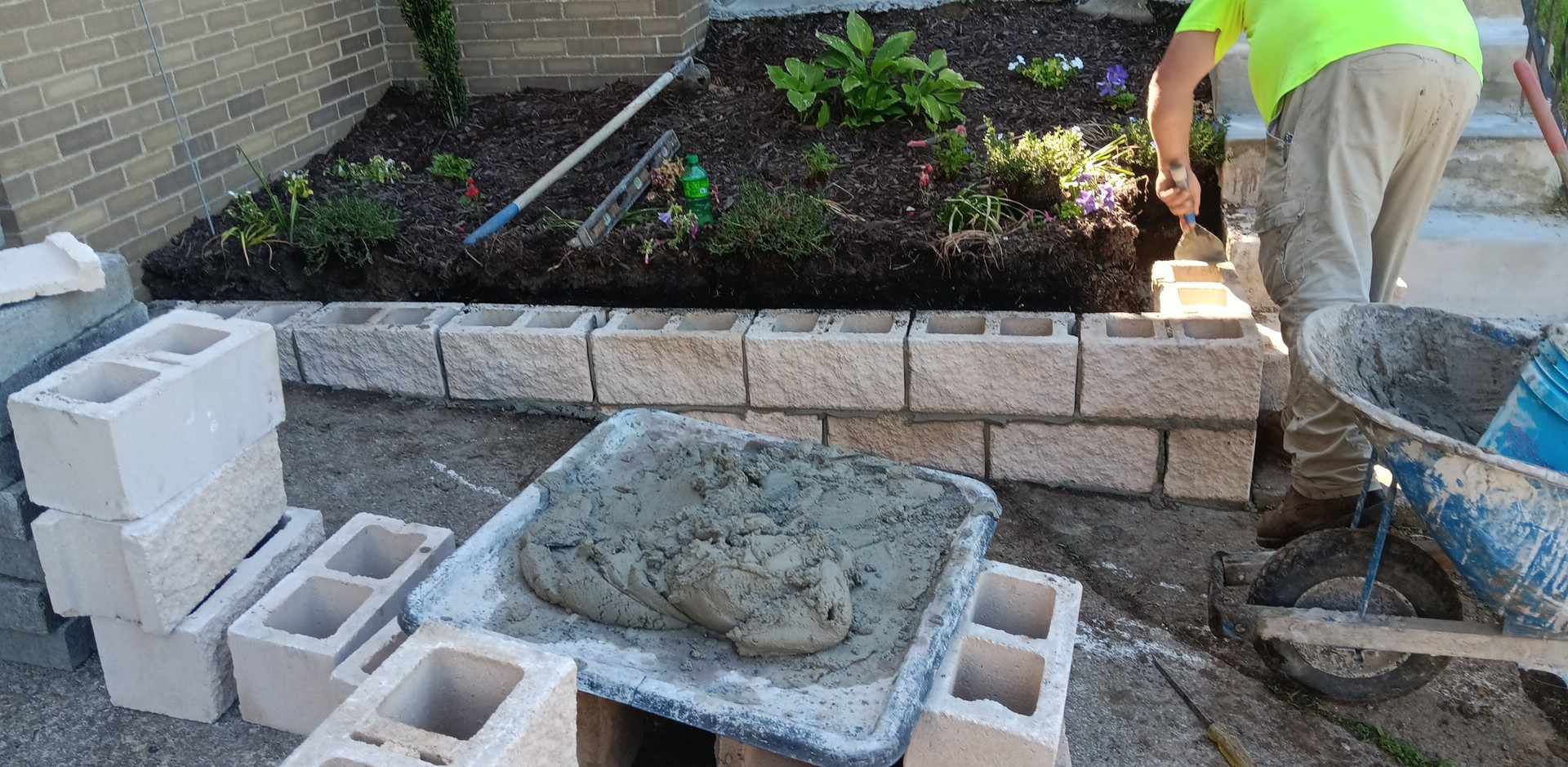 Retaining Wall  for Joseph Little Home Improvements in Pittsburgh, PA