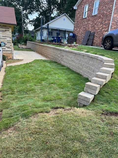 Hardscaping Landscaping for CSS Renovations in Huntsville, AL