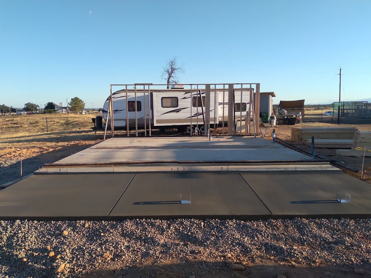 Concrete for Austin LoBue Construction in Cottonwood, CA