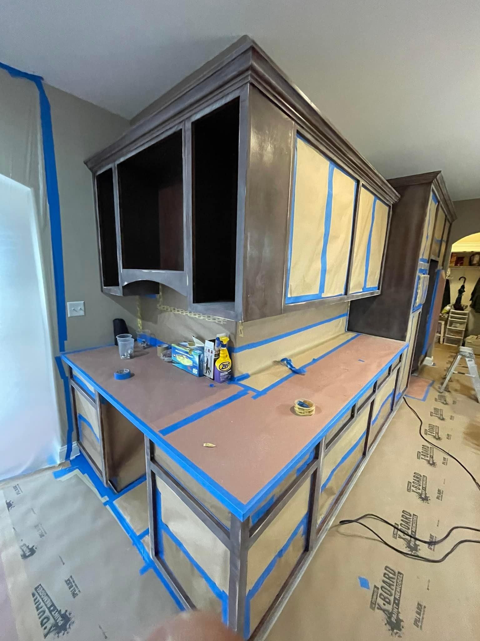 Cabinet Painting for TL Painting in Joliet, IL