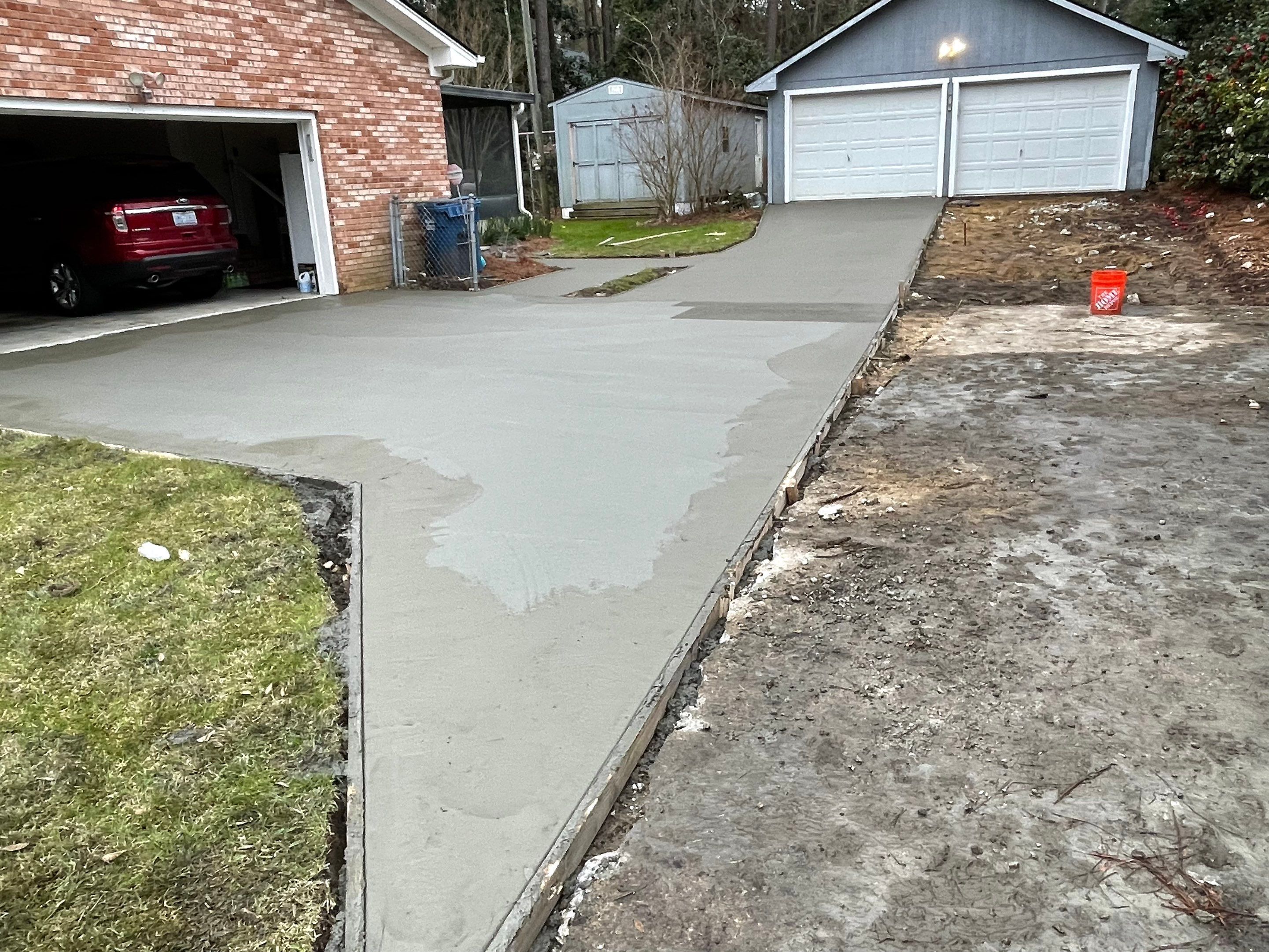 Driveway Installation for Brothers Concrete in Castle Hayne, NC