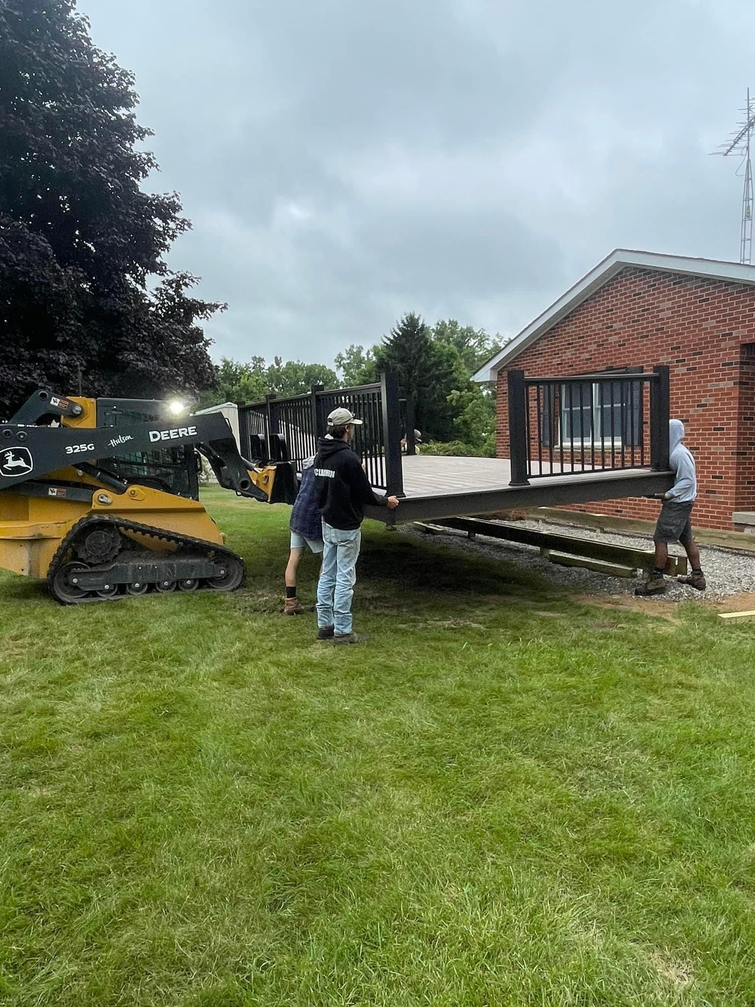 Deck & Patio Installation for BASE Contracting in Dundee,  MI