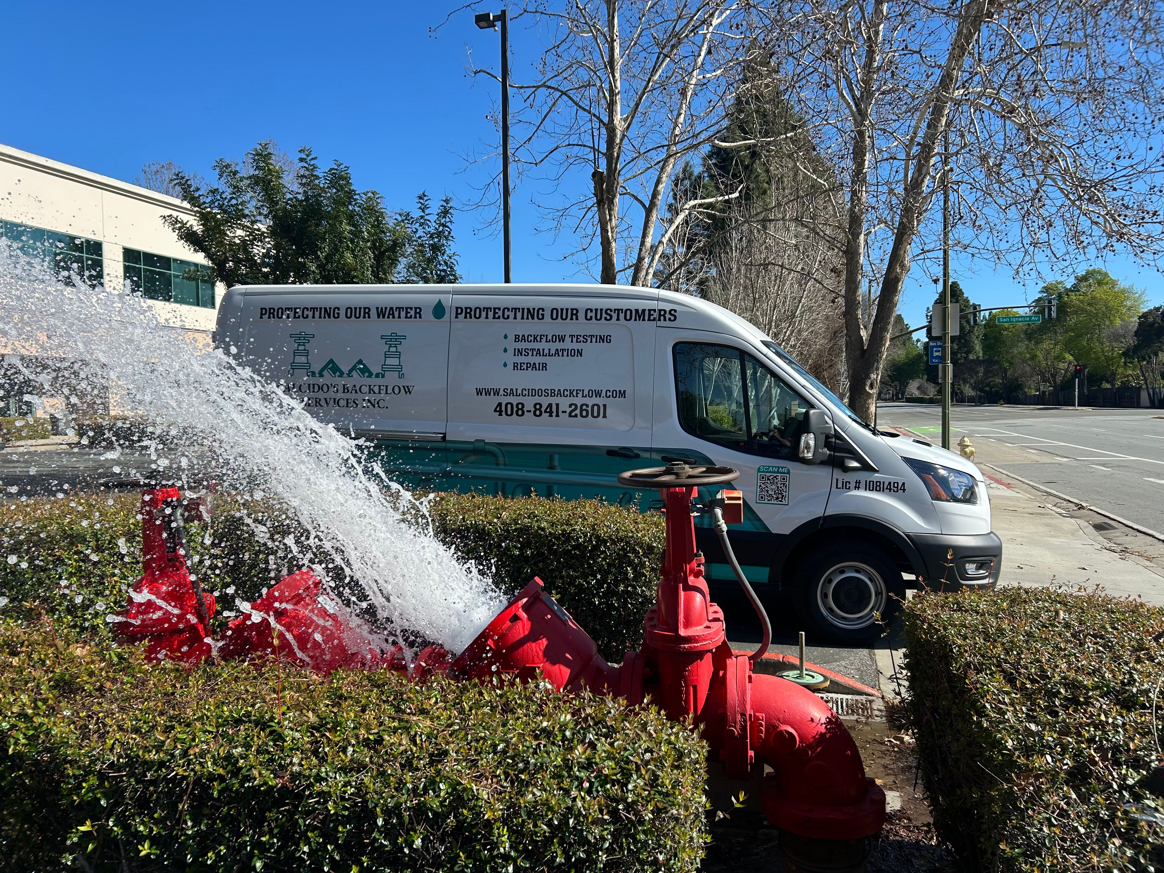  for SALCIDO'S BACKFLOW SERVICES INC in Santa Clara, CA