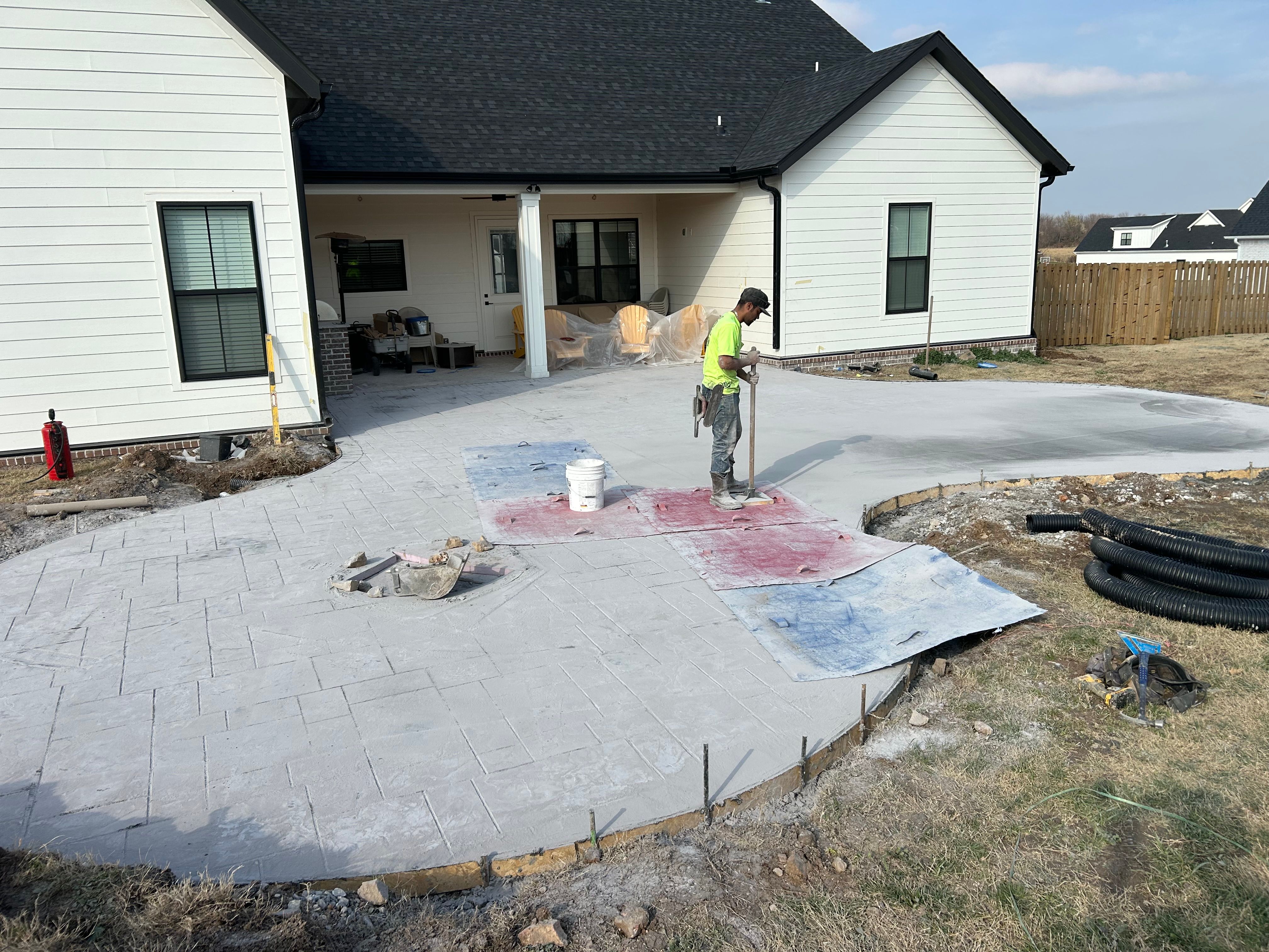  for Concrete Creations and Excavations in Centerton, AR