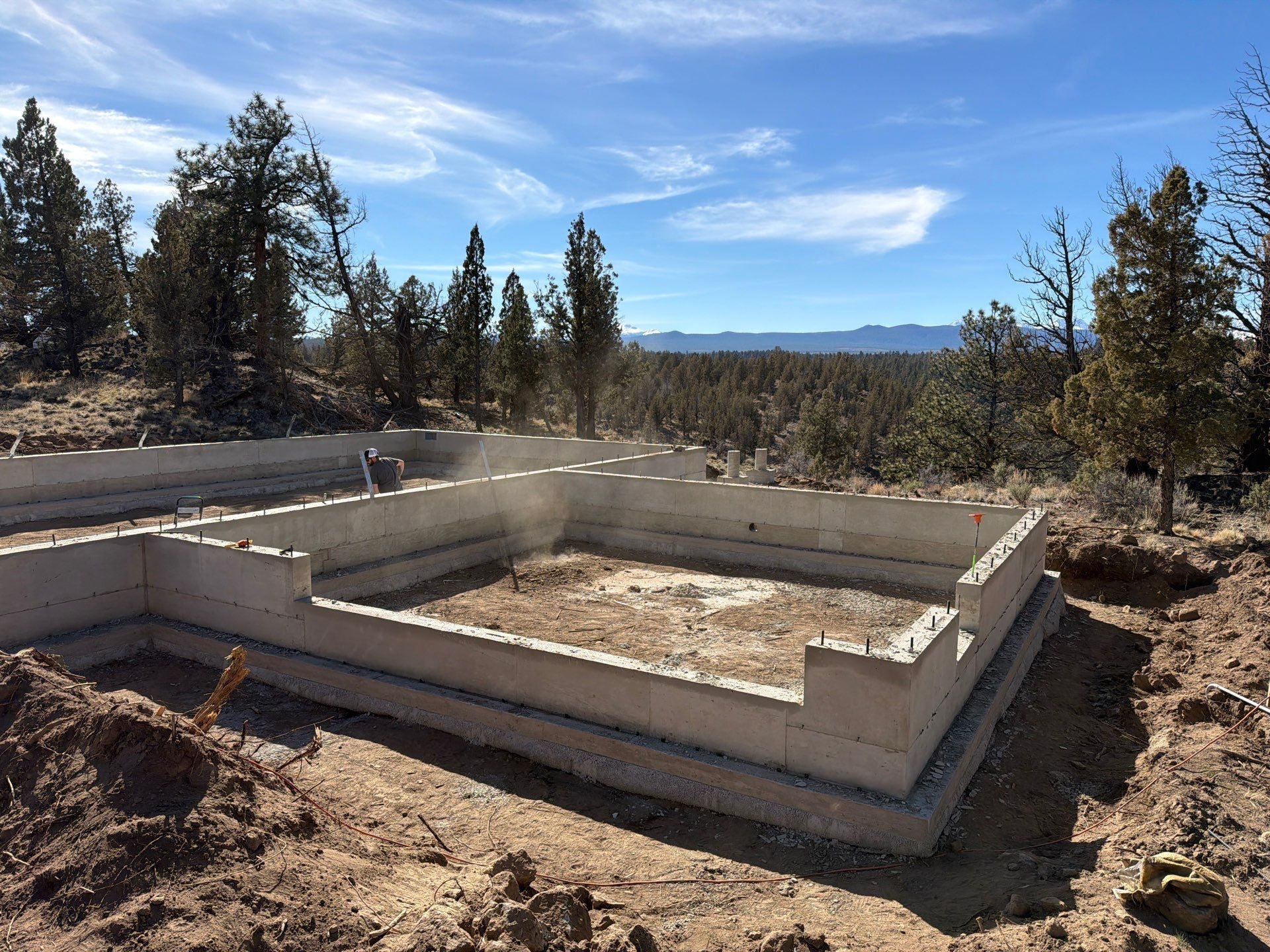 Foundation for TJR Concrete and Construction in Bend, OR