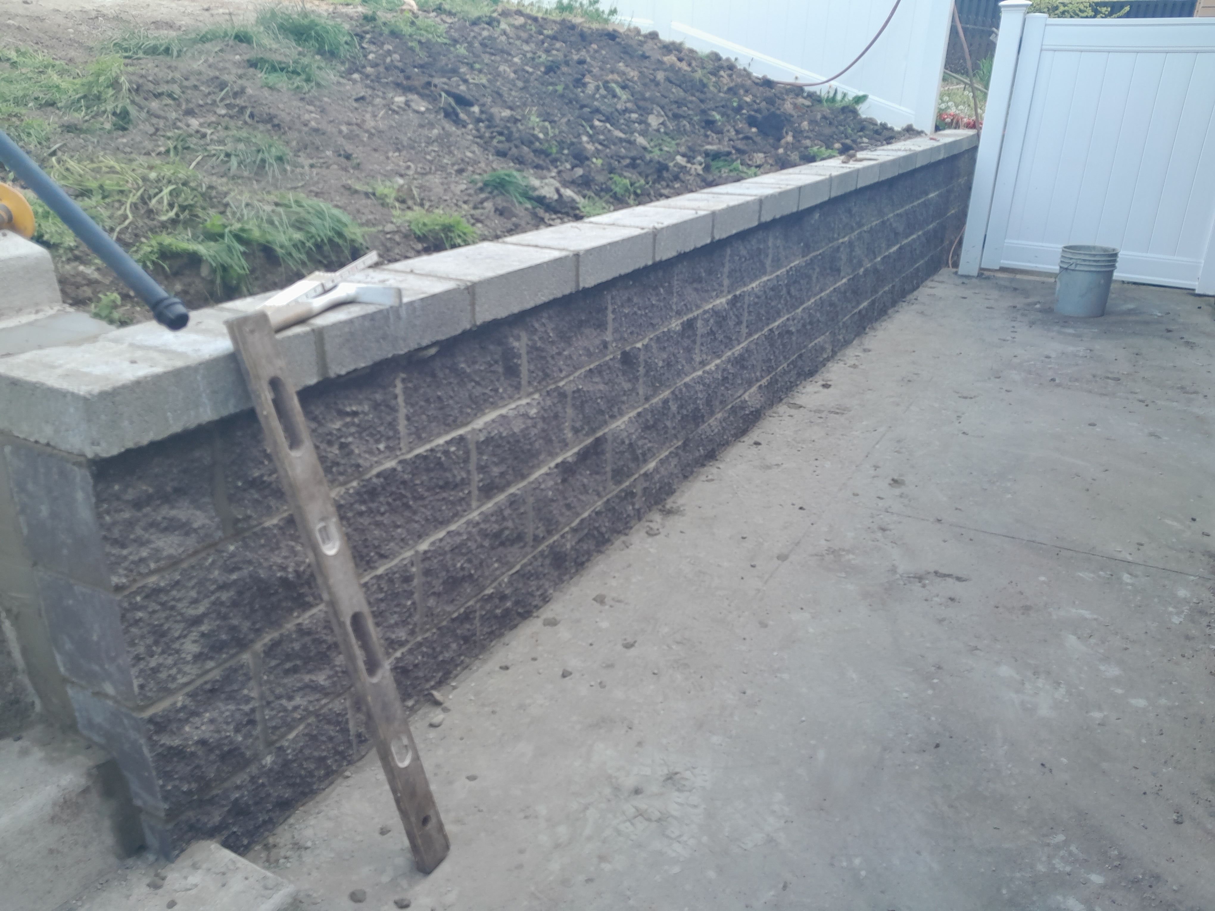 Retaining Wall  for Joseph Little Home Improvements in Pittsburgh, PA