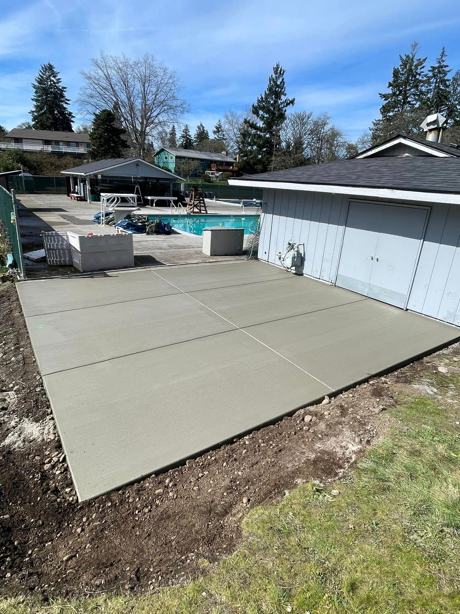 Concrete for MD Construction & Sewer in North Yelm, WA