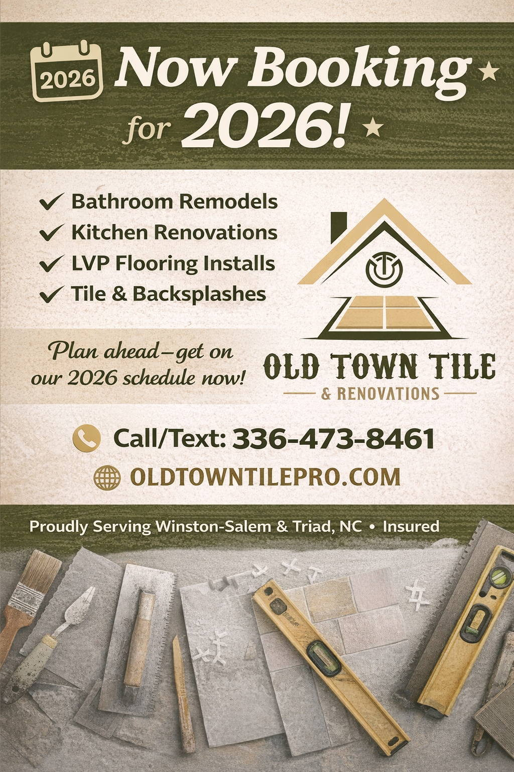  for Old Town Tile Pro in Winston-Salem, NC