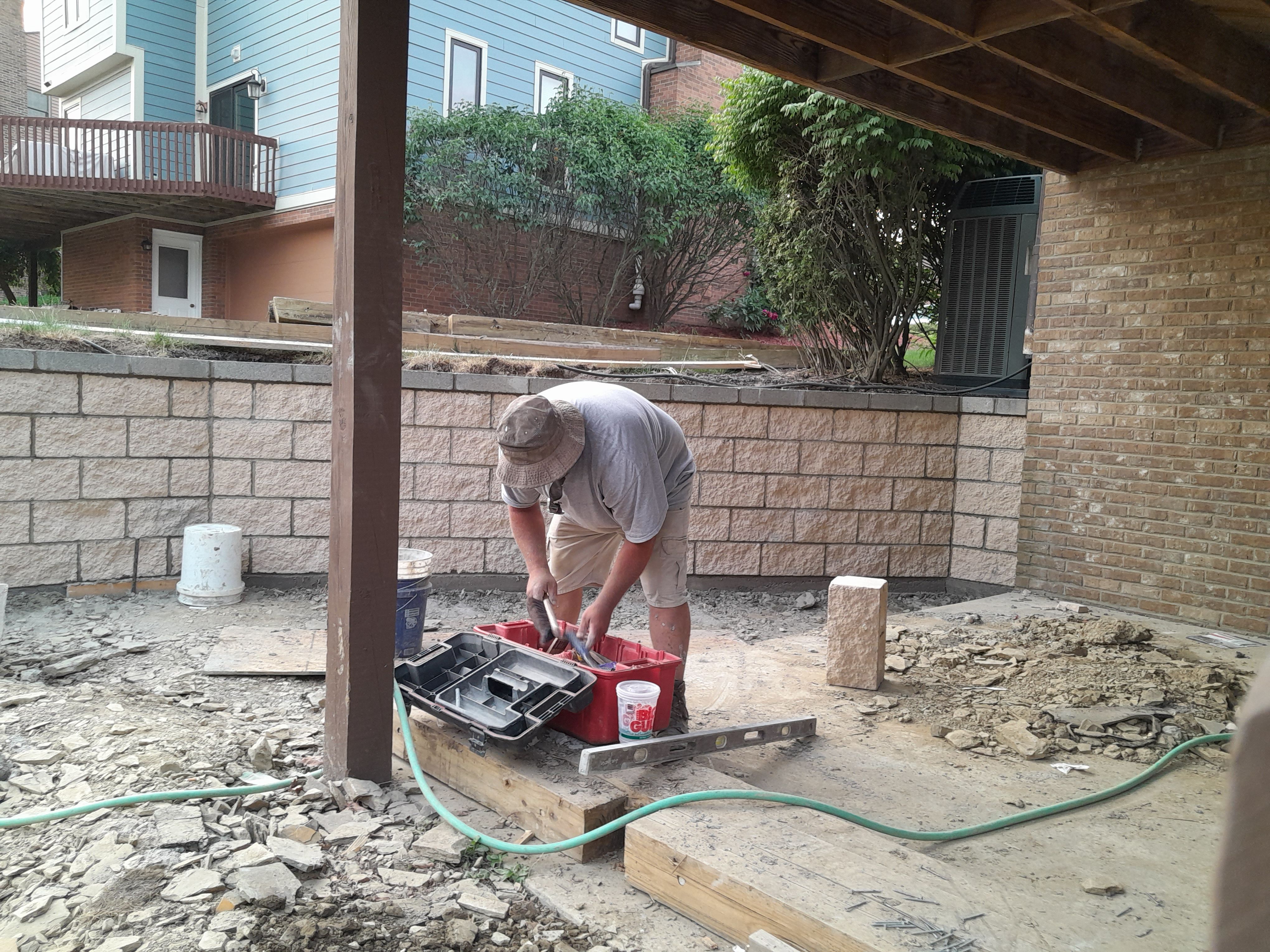 Retaining Wall  for Joseph Little Home Improvements in Pittsburgh, PA