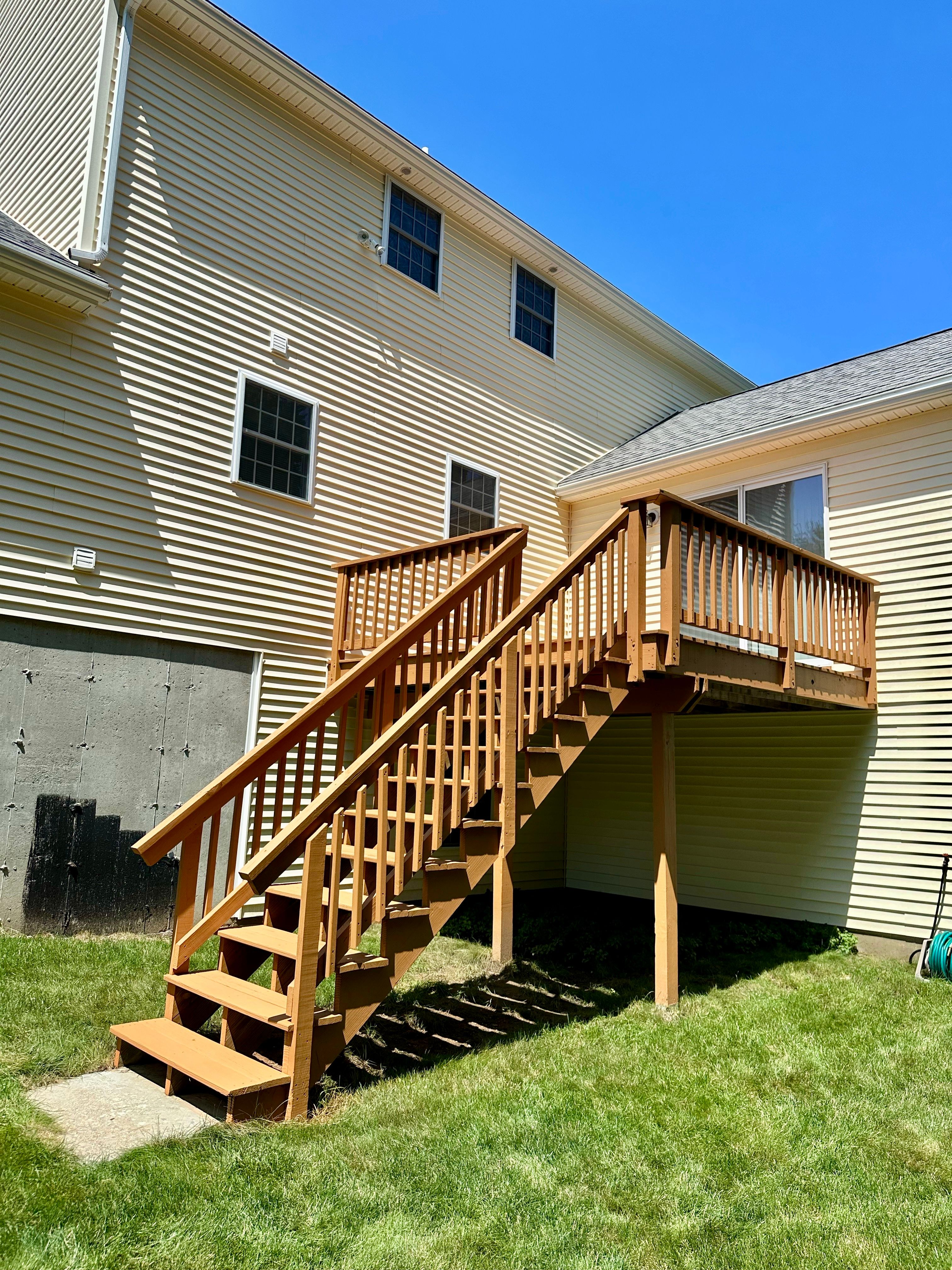 Deck staining  for Elite Pro Painting & Cleaning Inc. in Worcester County, MA