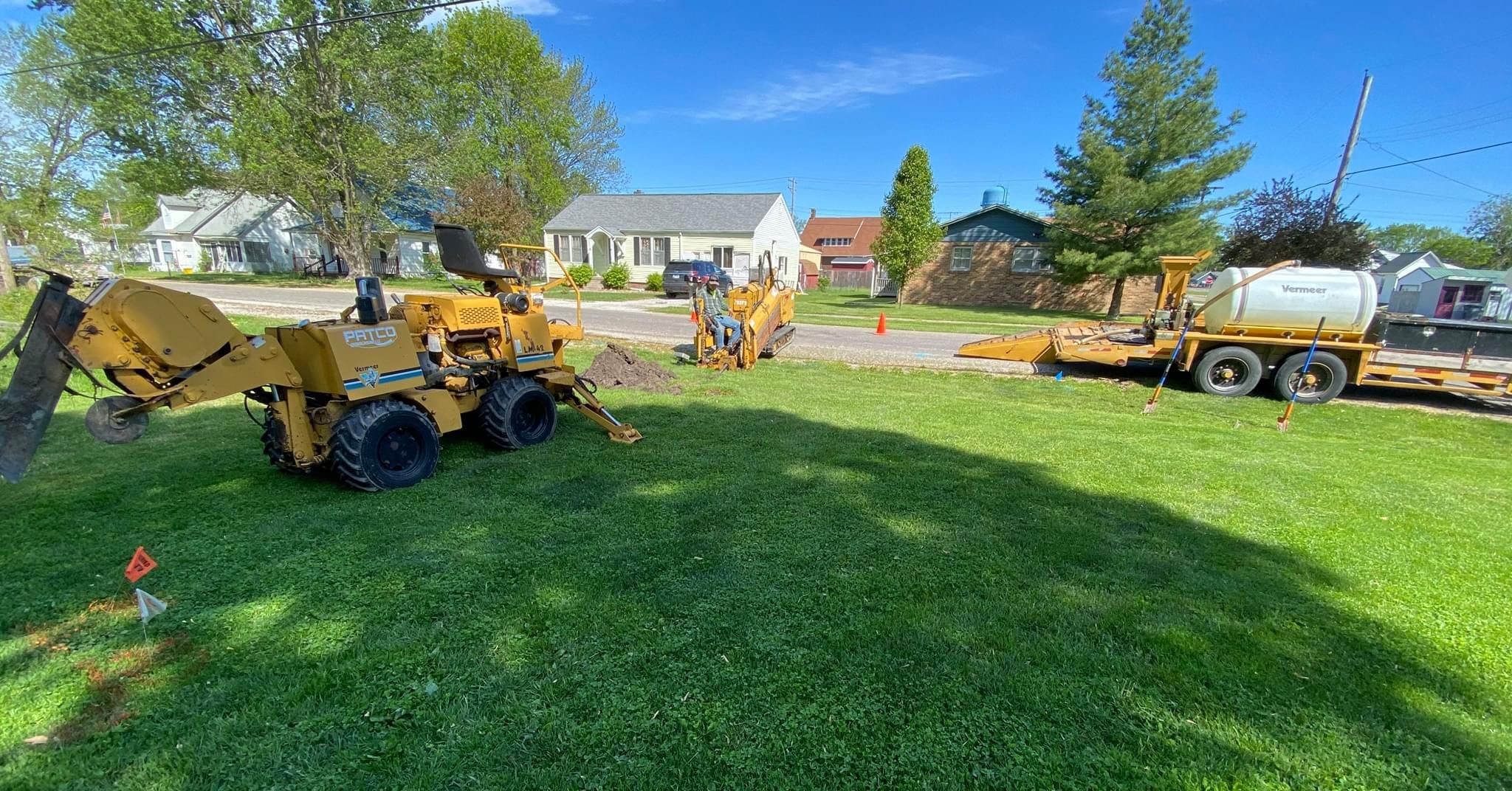 Excavating for PATCO Underground in Canton, MO