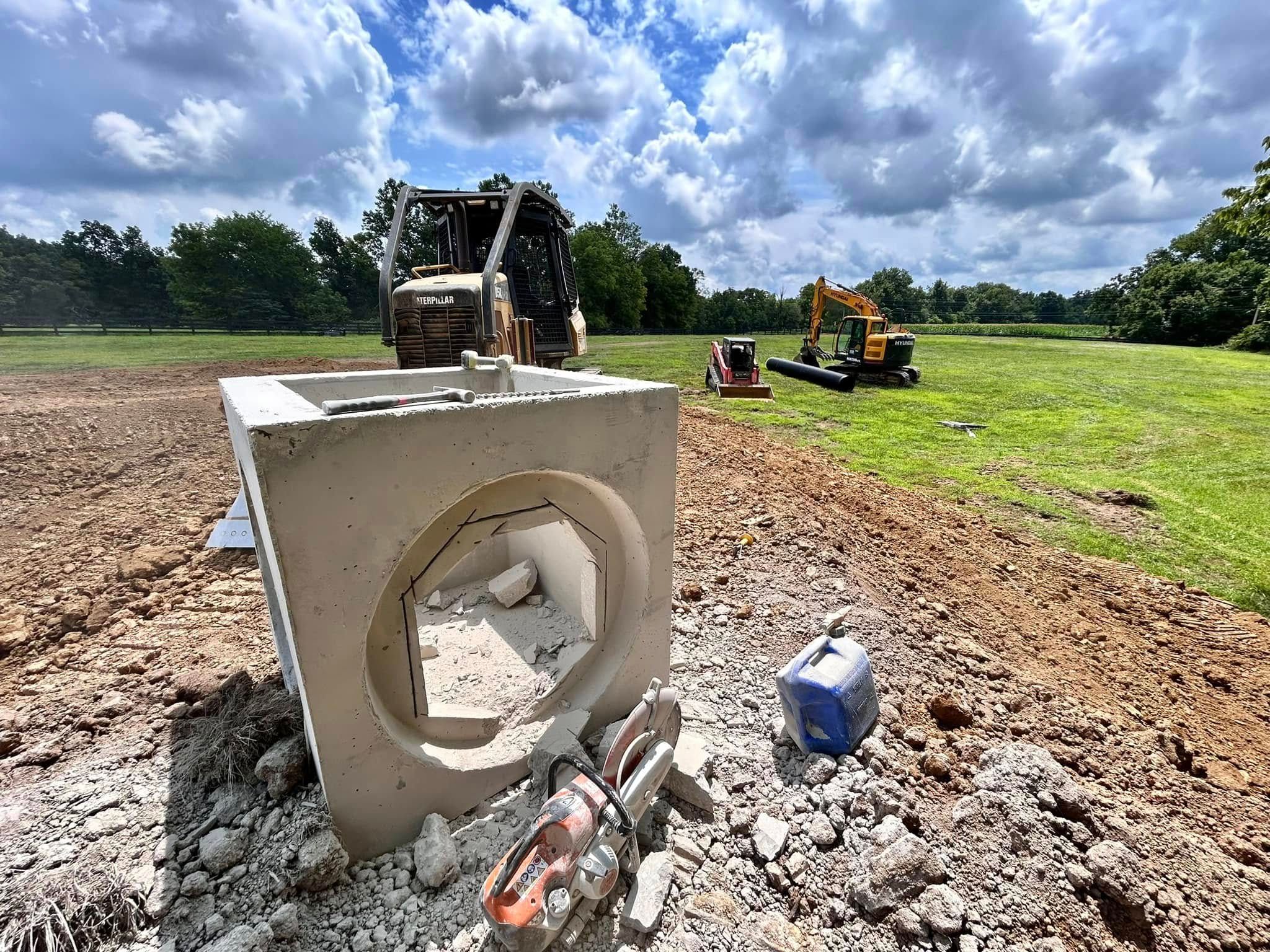Excavating for Louisville Earth Movers in Crestwood, KY