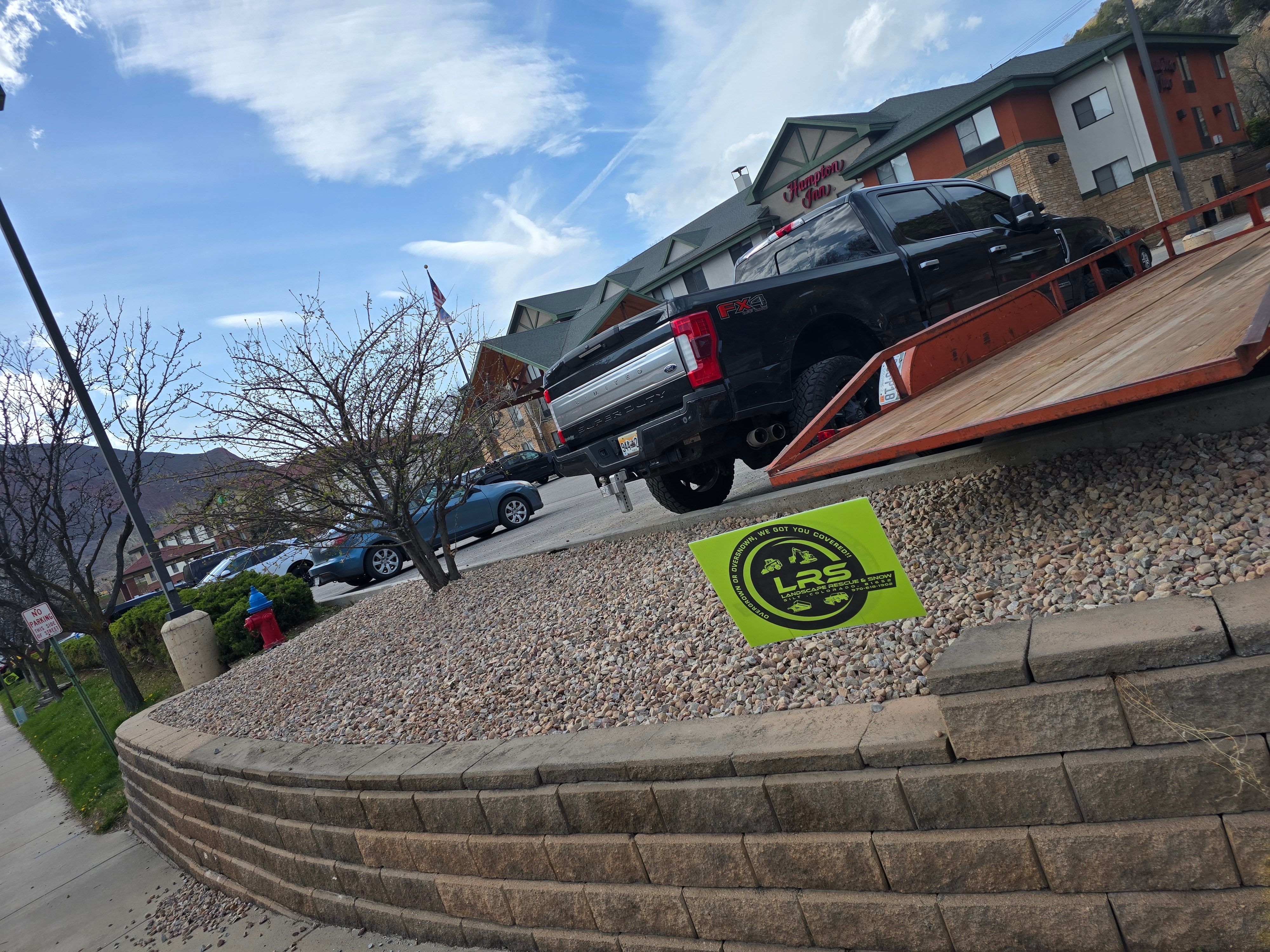 Hardscaping for LRS: Landscape, Rescue, Snow in Silt, CO