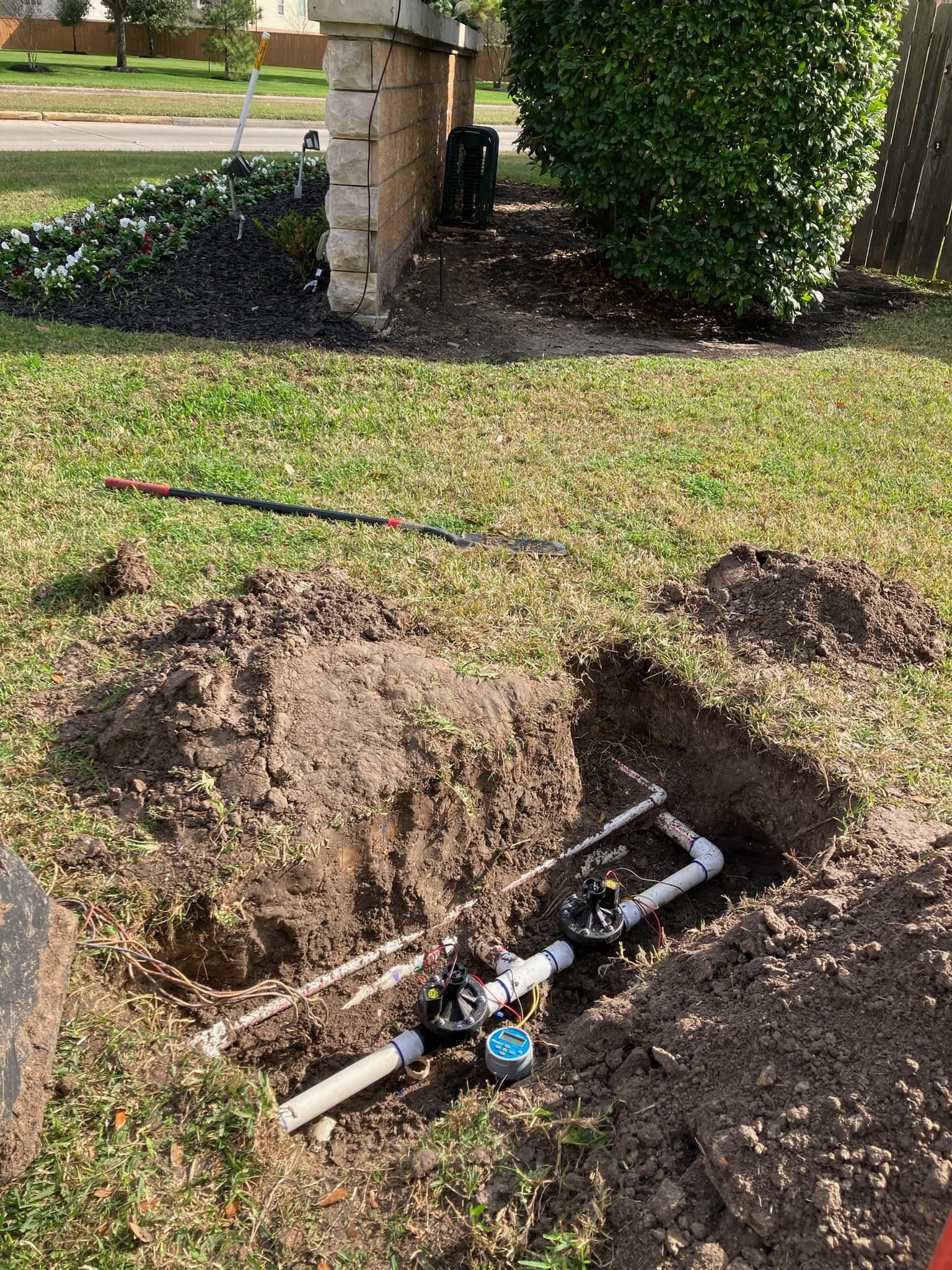 Irrigation Installments for Essex Irrigation Services LLC in New Caney, TX