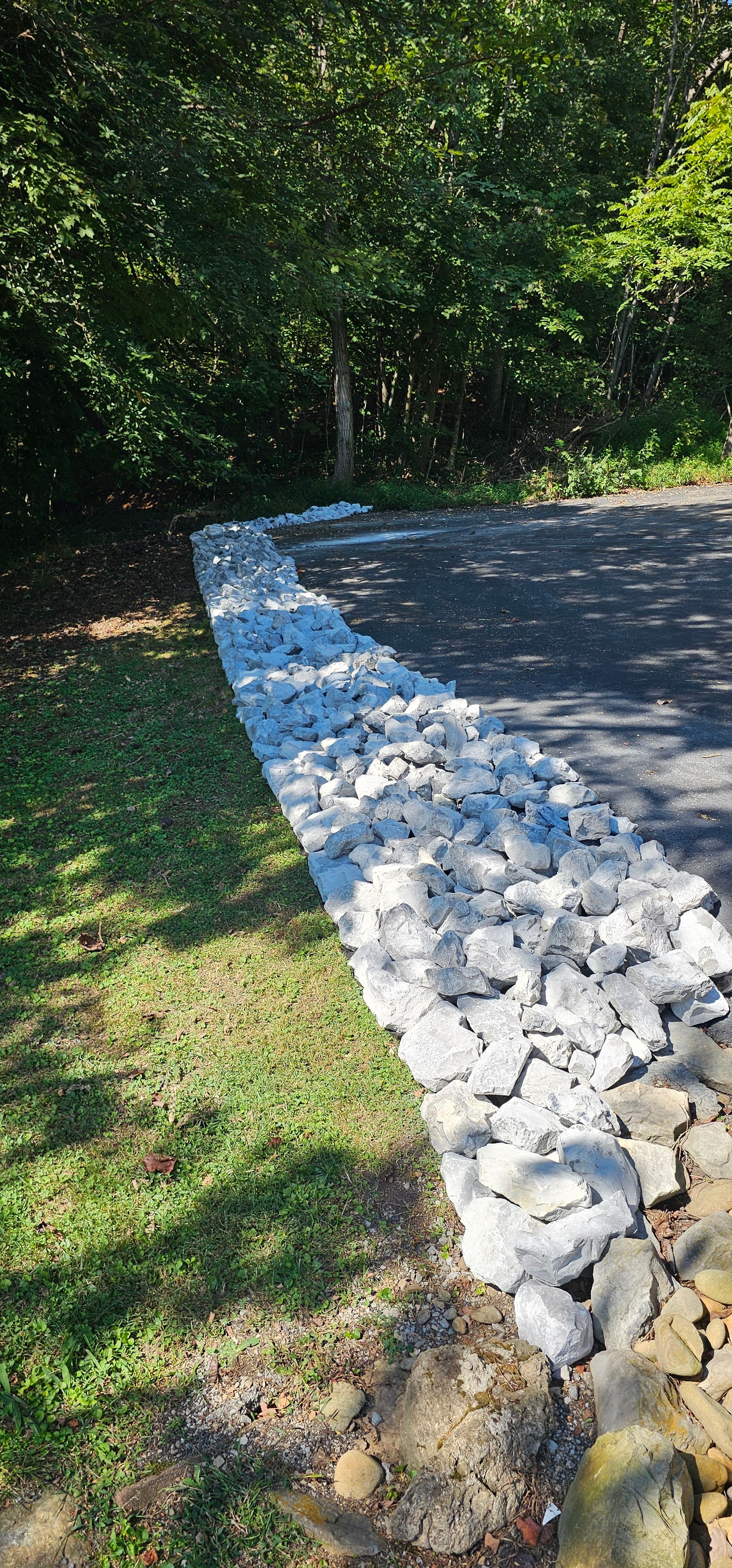 Rip Rap for Restoration Shoreline Norris Lake Rip Rap in Norris Lake, TN