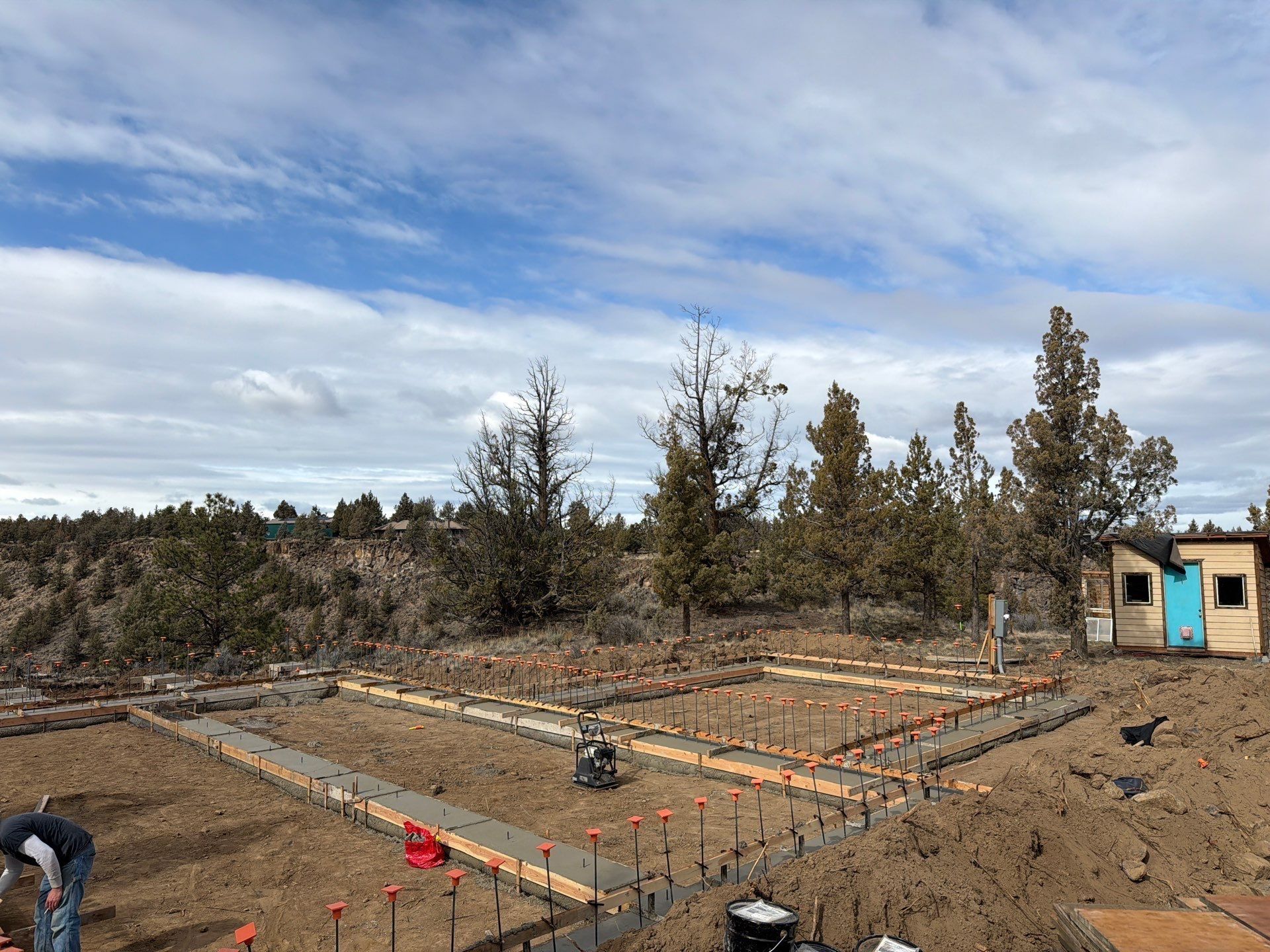 Foundation for TJR Concrete and Construction in Bend, OR