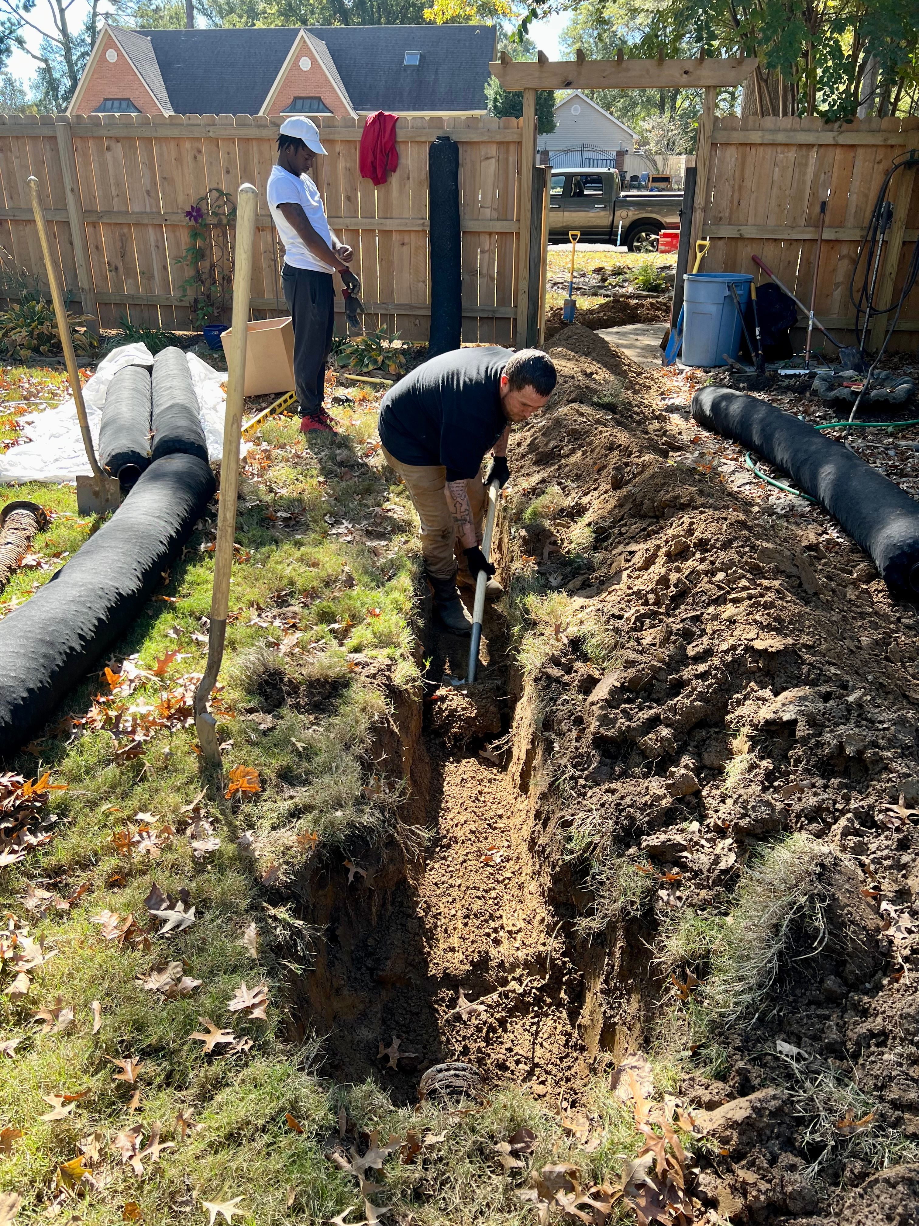 Patrick Drainage & Landscape  for Emory's Garden Landscape Emporium in Memphis,  TN