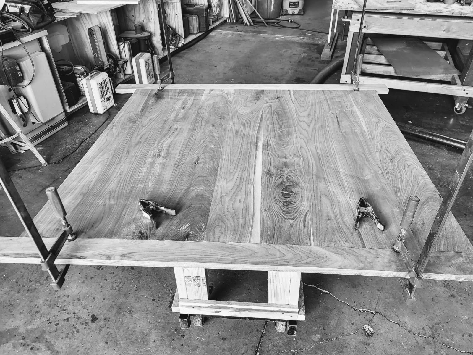 Walnut table for S P Young Construction in Wickenburg, AZ