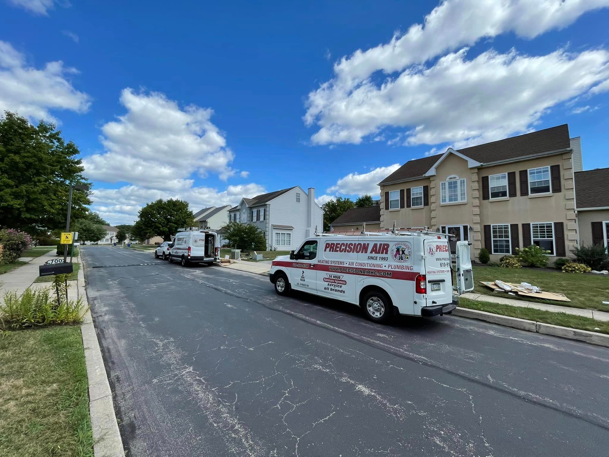 Our Fleet for Precision Air Heating Cooling in West Chester, PA