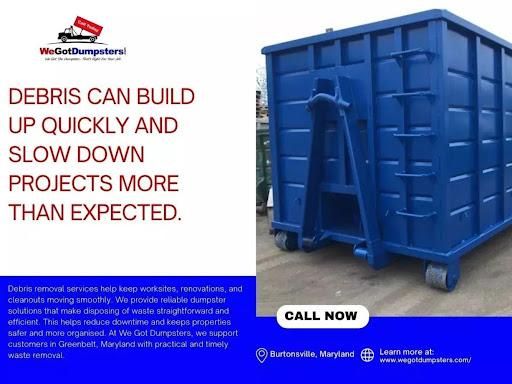  for We Got Dumpsters LLC in Clarksburg, MD