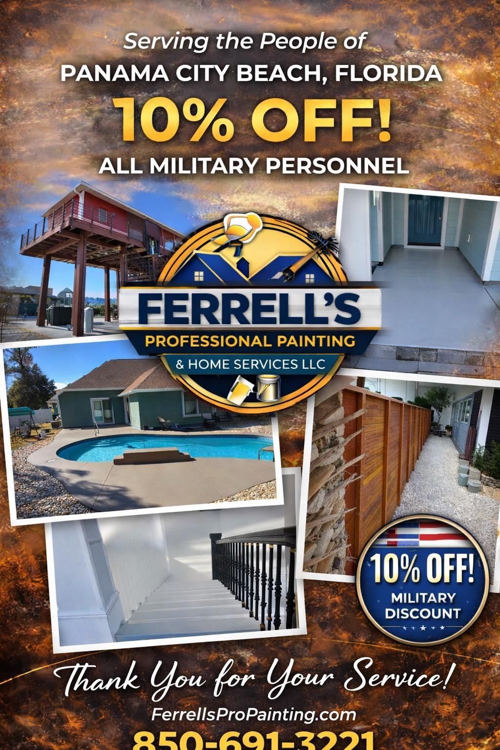  for Ferrell’s Professional Painting & Home Services LLC in Panama City Beach, FL