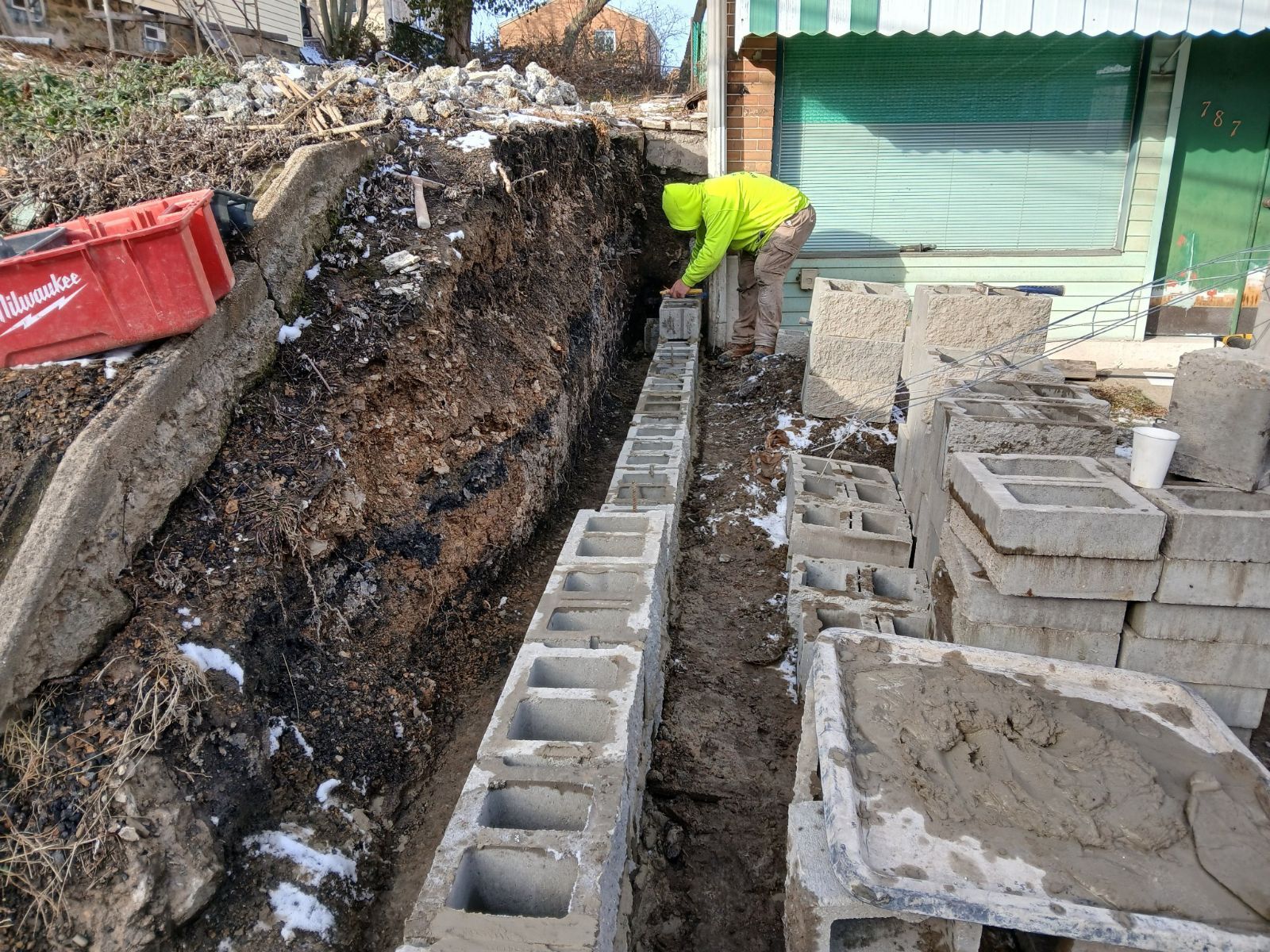 Retaining Wall  for Joseph Little Home Improvements in Pittsburgh, PA