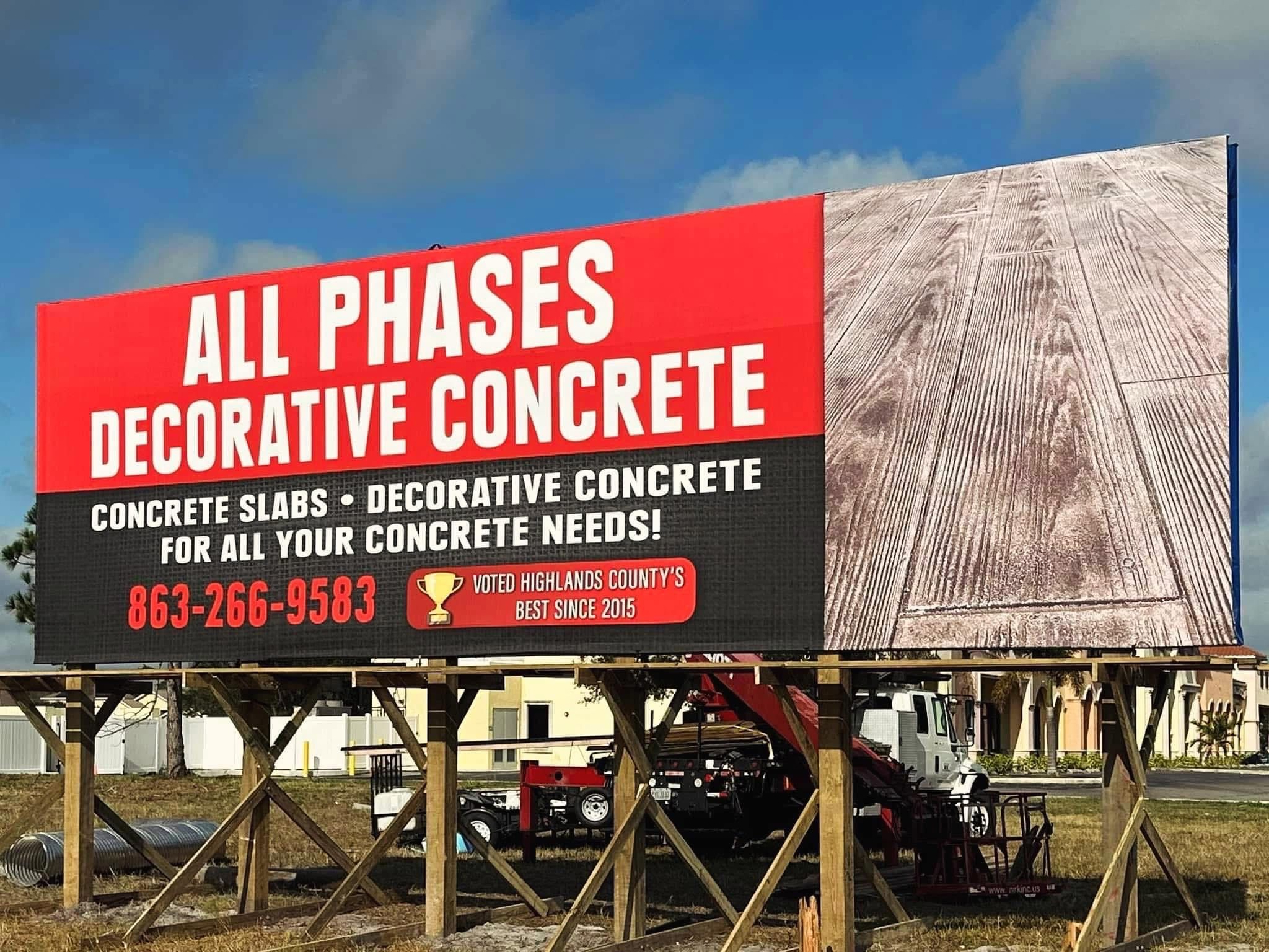 Commercial Concrete for All Phases Decorative Concrete in Sebring, FL