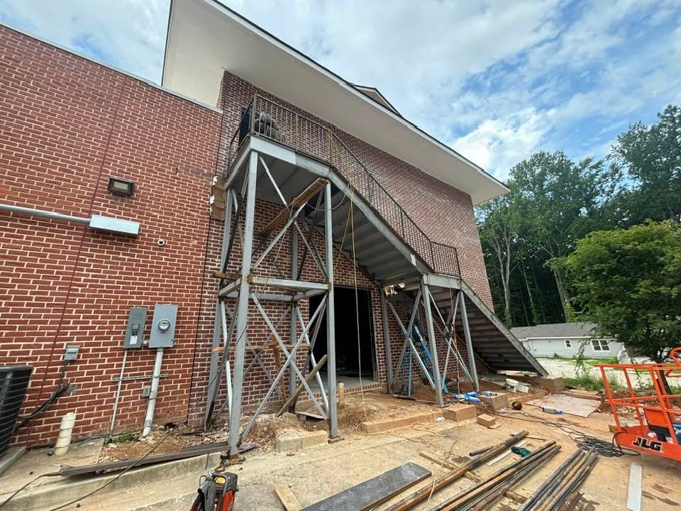 Commercial Staircases for Ark Steel Erectors in Atlanta, GA