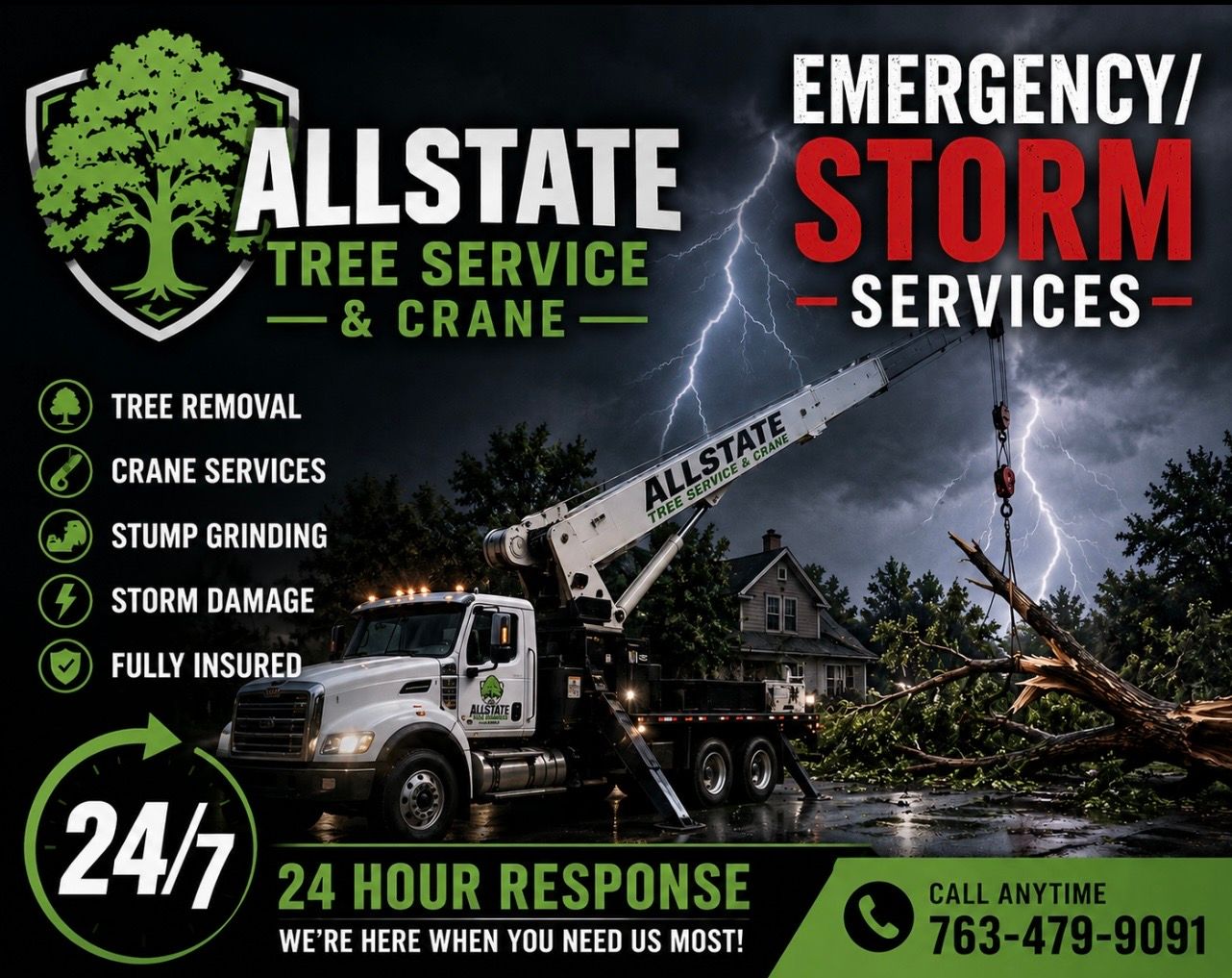 All Photos for Allstate Tree Service and Crane in Spring Lake Park, MN