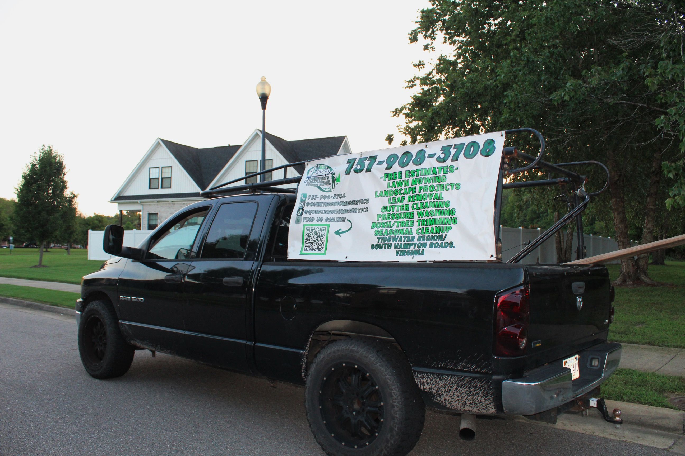  for Quinten's Landscaping and Exterior Services LLC in Chesapeake, VA