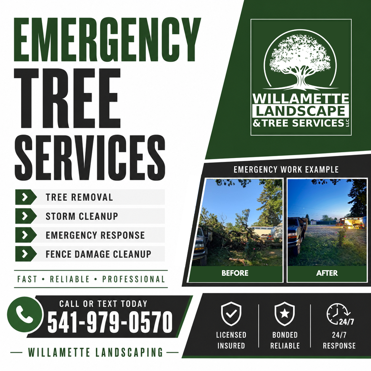  for Willamette Landscaping & Tree Services in Albany, OR