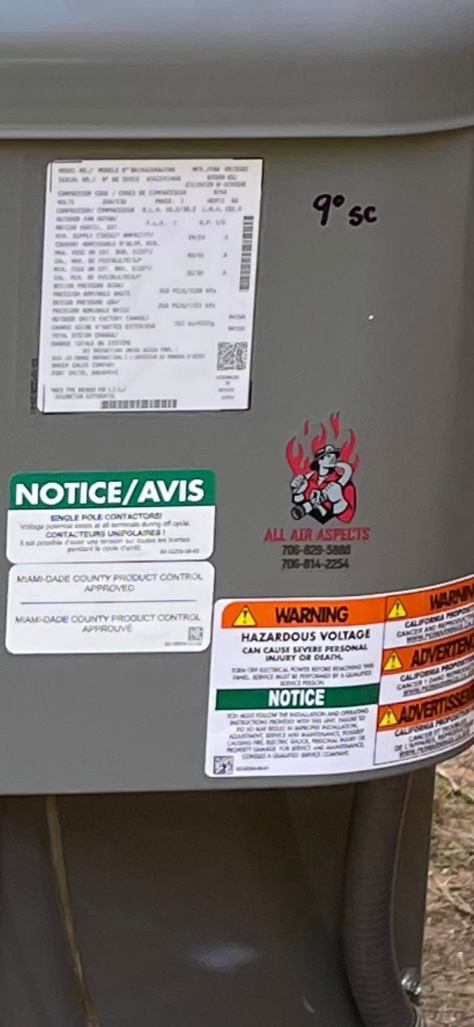  for All Air Aspects in Martinez, GA