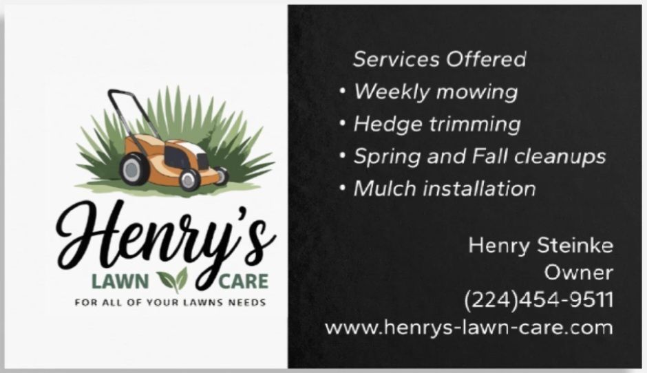  for Henry's Lawn Care in Rockford, IL