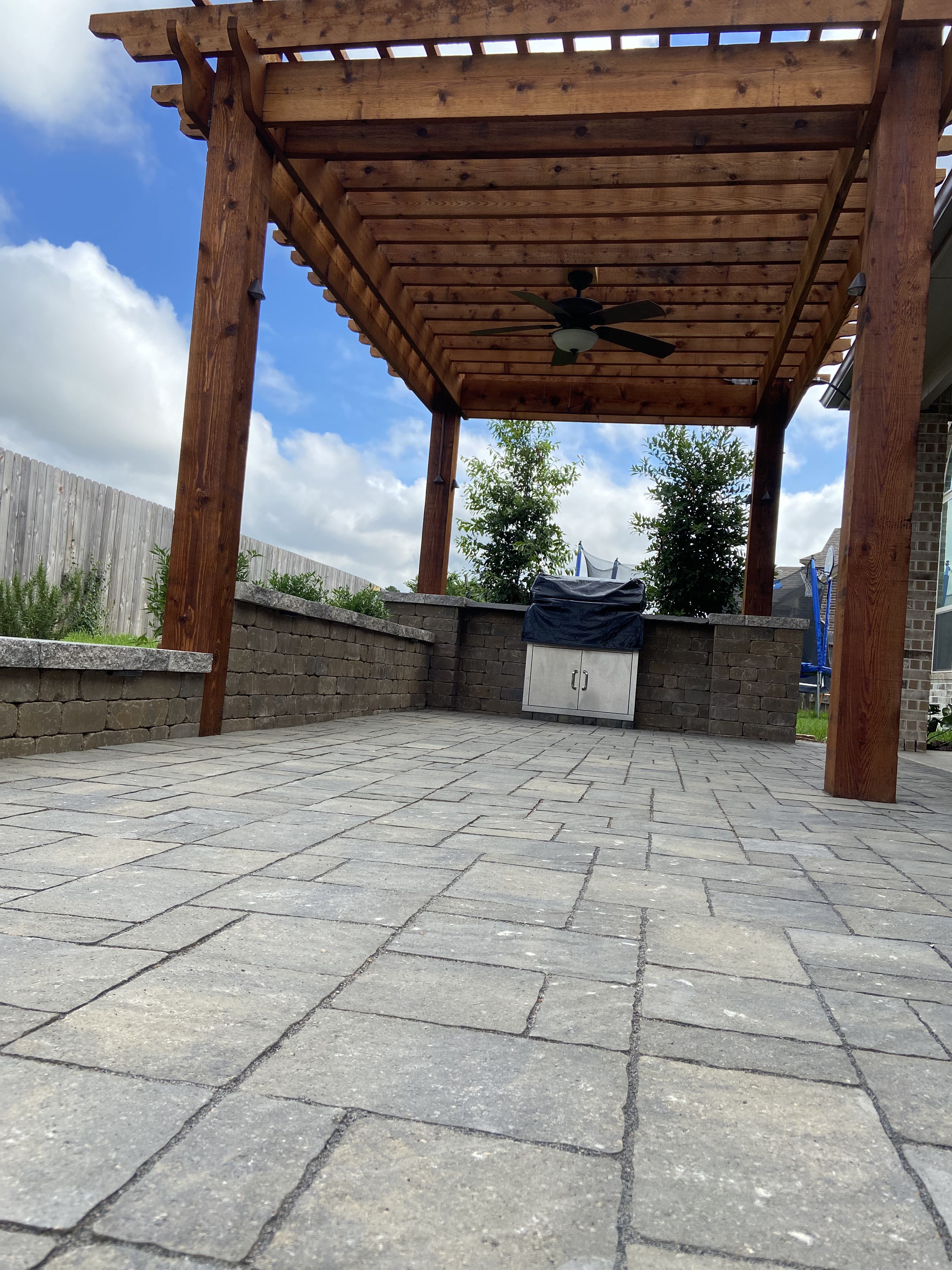 Outdoor Features for Atlas Land Design in Creekside Park, TX