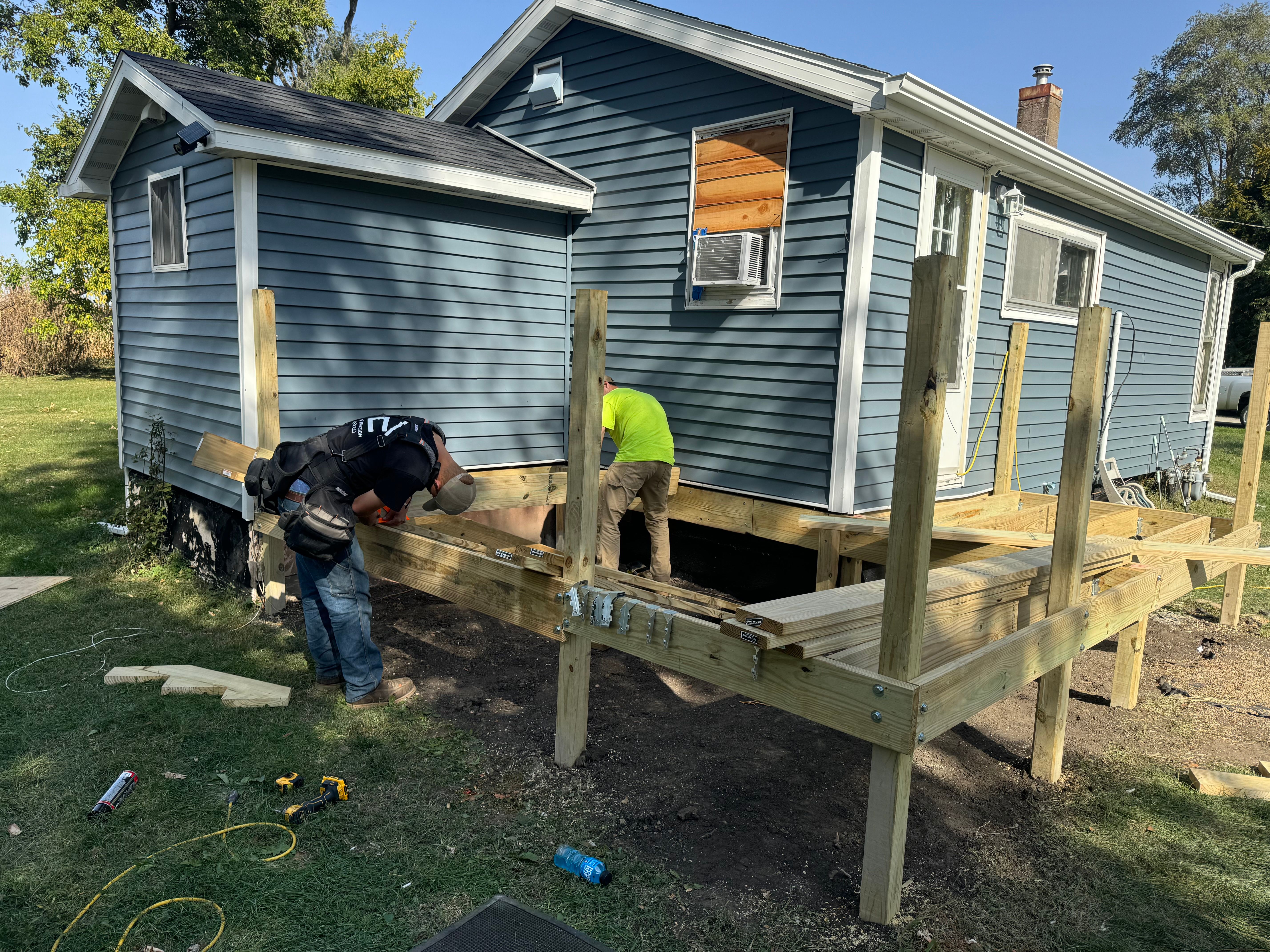 Exterior Renovations for Risner Construction in De Motte, IN