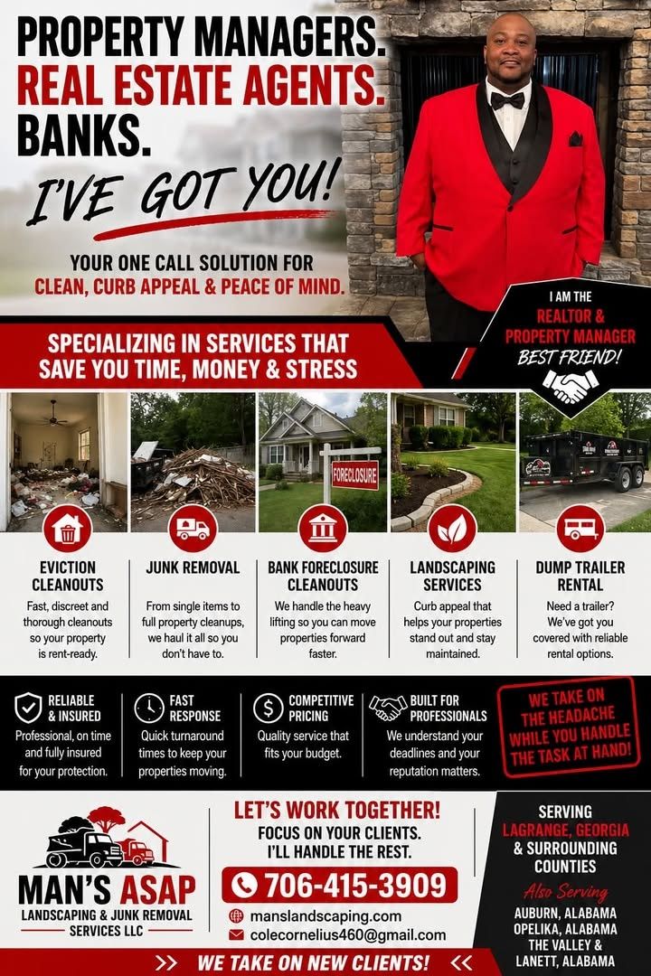  for Man's Asap Landscaping and Handyman Services LLC in Lagrange, GA