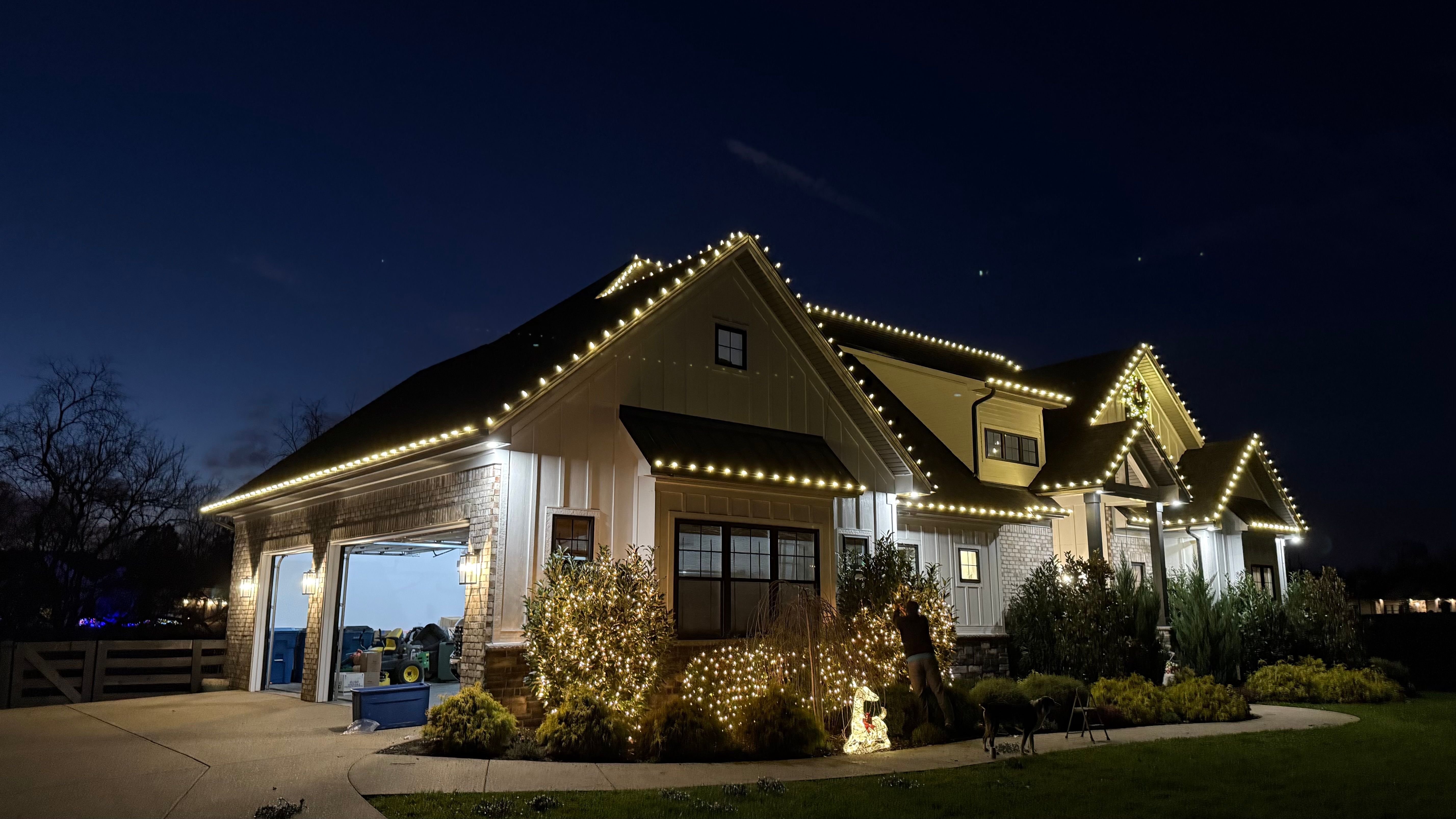 Christmas Light Installation Gallery for Bluegrass Brothers Exterior Services LLC in Elizabethtown, KY