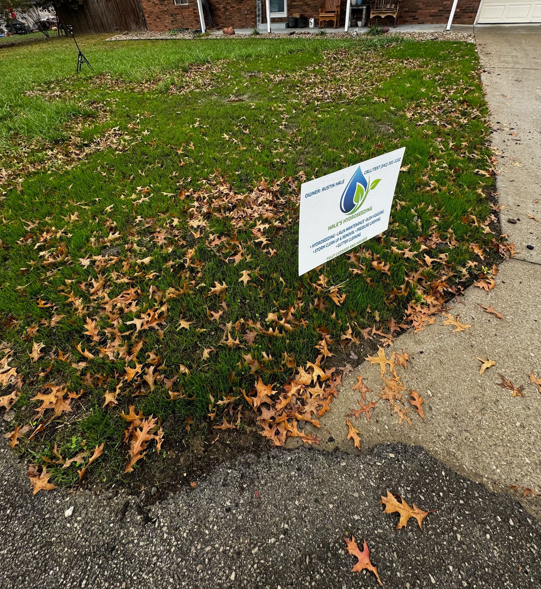  for Hale’s Hydroseeding in London, KY