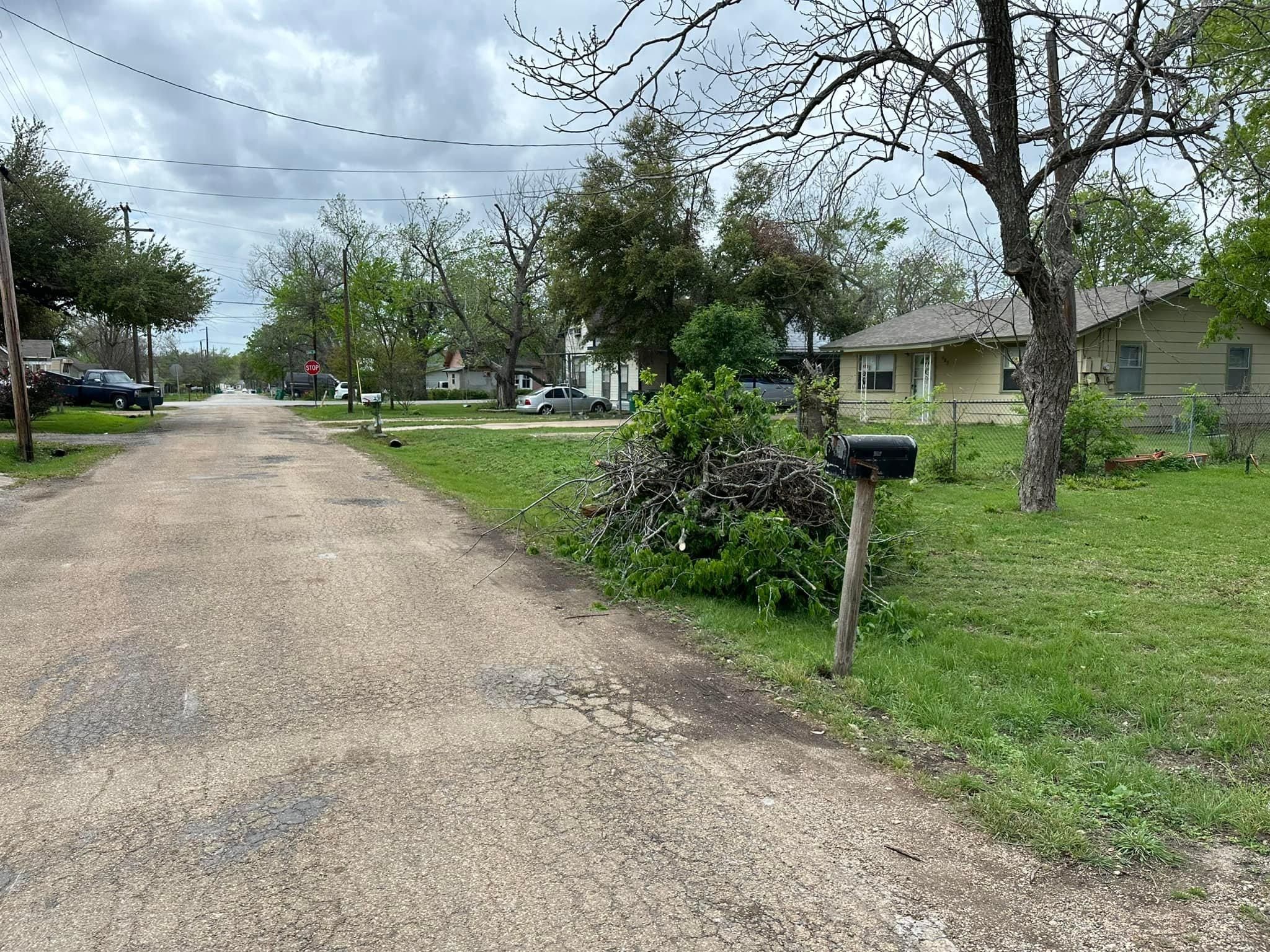 Mowing for Allen Lawn Care in Taylor, Texas