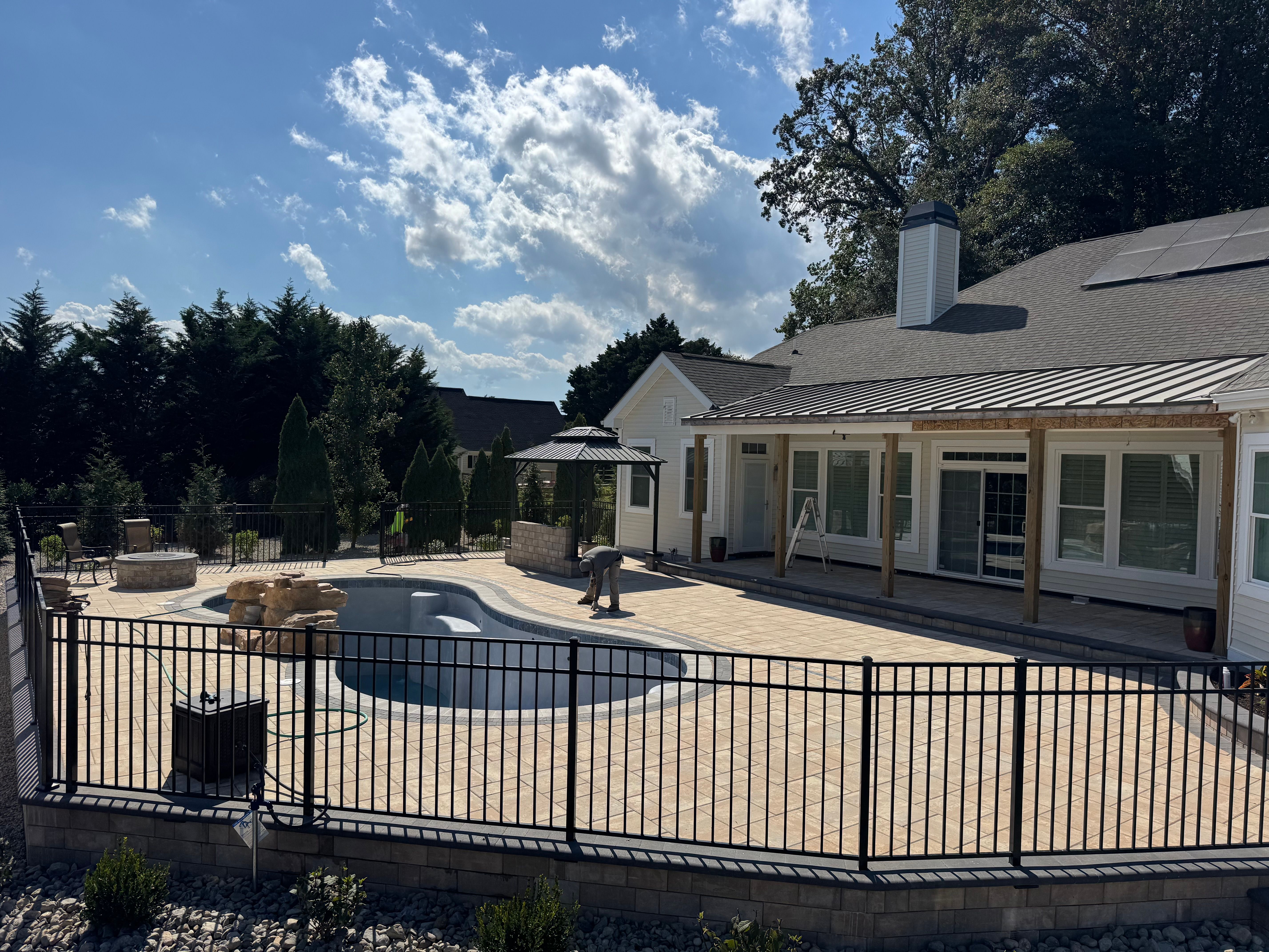 Patio Design & Construction for Broker Post Ground Crew in Sussex County, DE