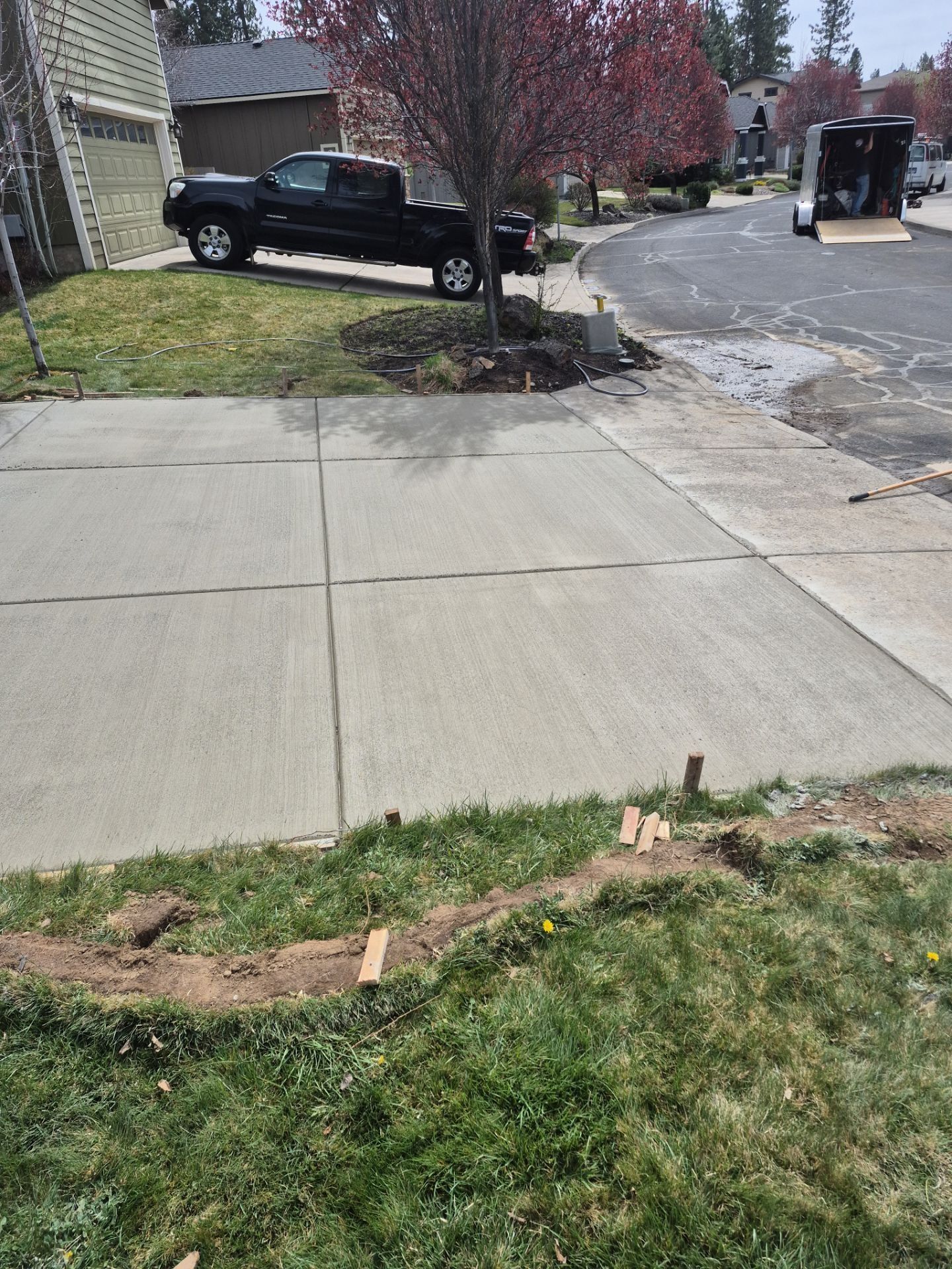 Stamped Concrete for TJR Concrete and Construction in Bend, OR