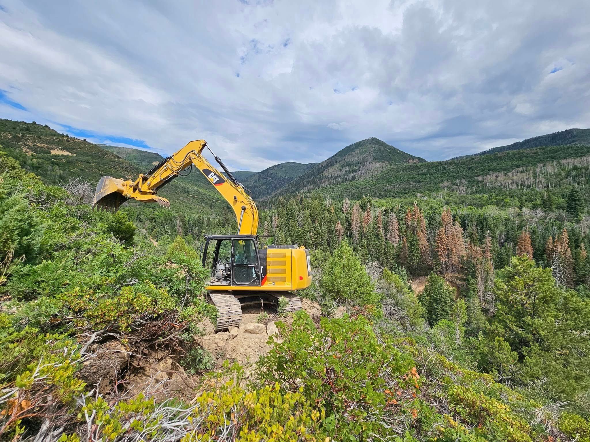Excavating for DL Dirtworks LLC in Ephraim, UT