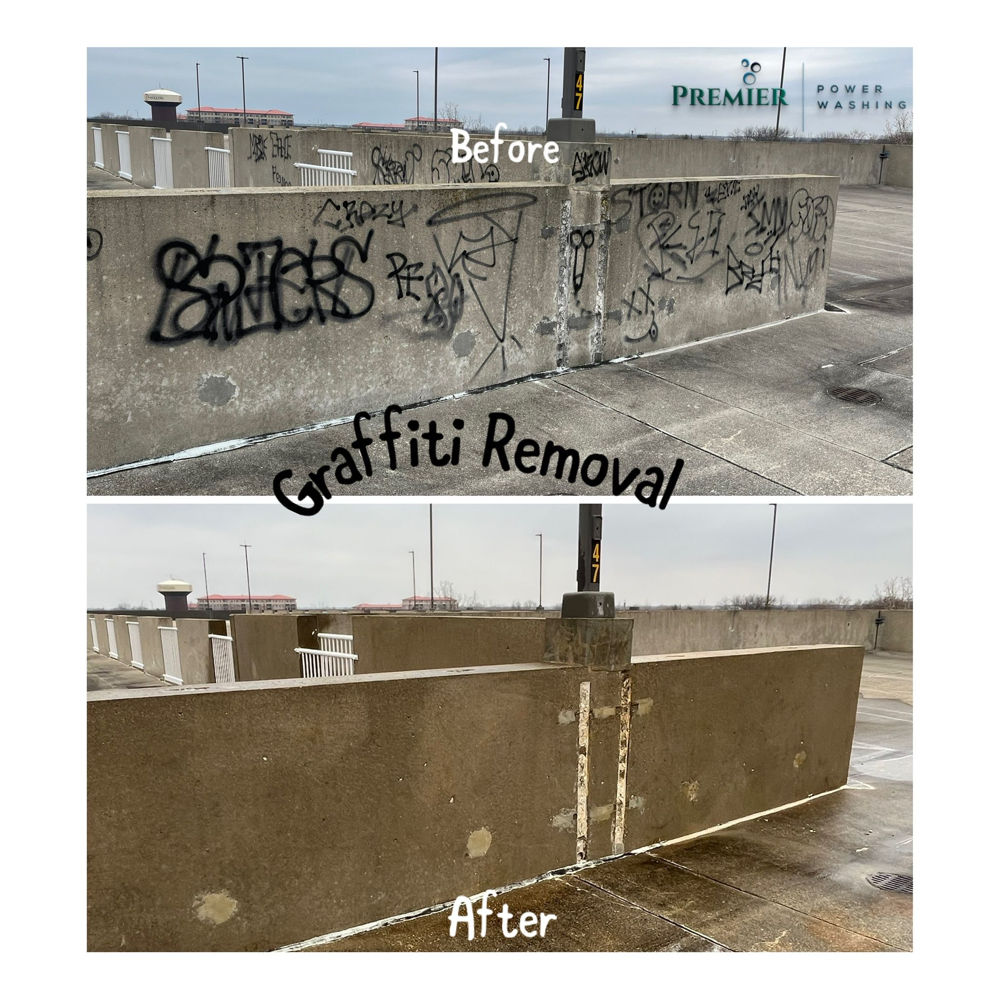 Graffiti & Rust Removal for Premier Partners, LLC. in Volo, IL