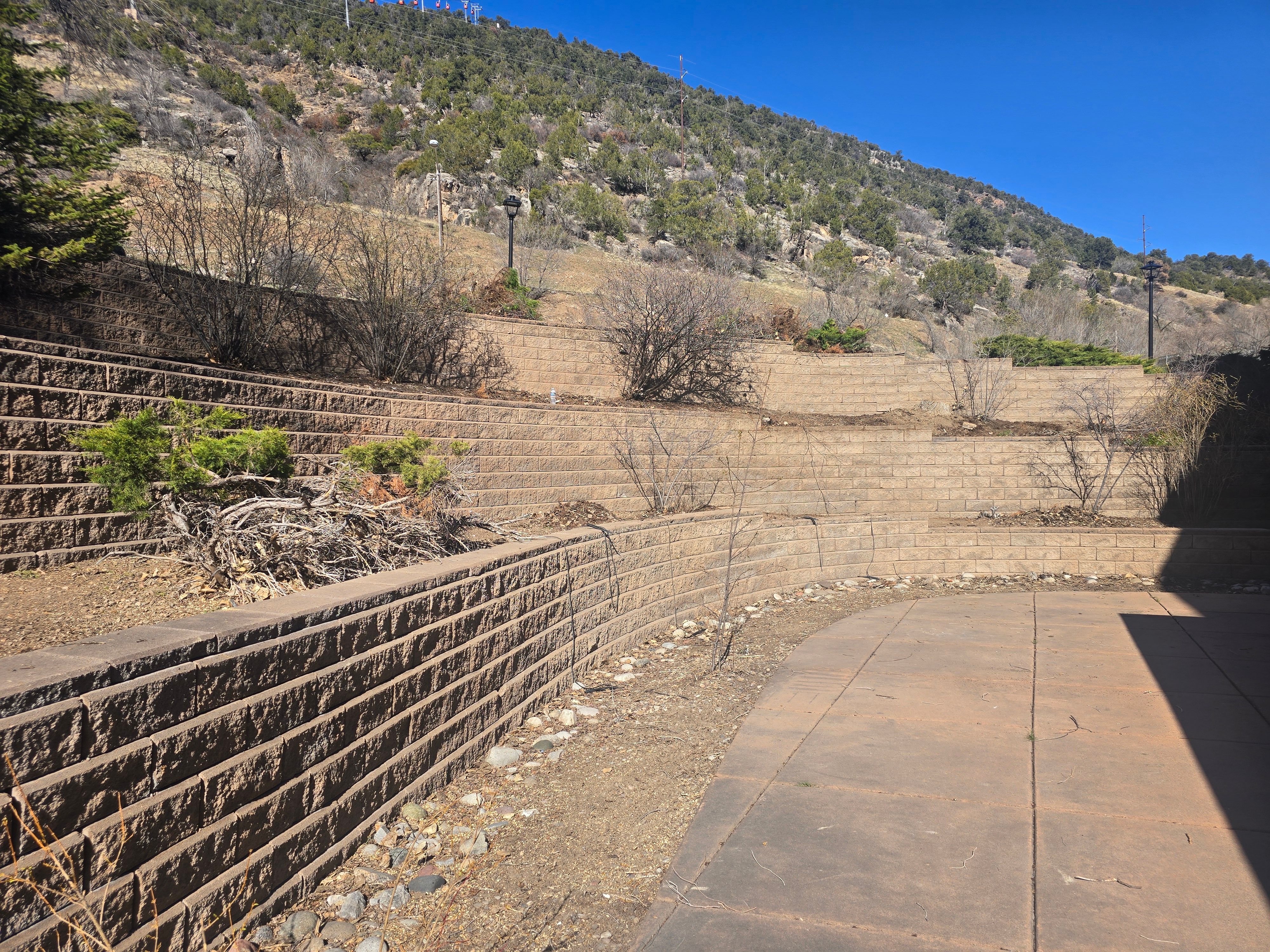 Hardscaping for LRS: Landscape, Rescue, Snow in Silt, CO